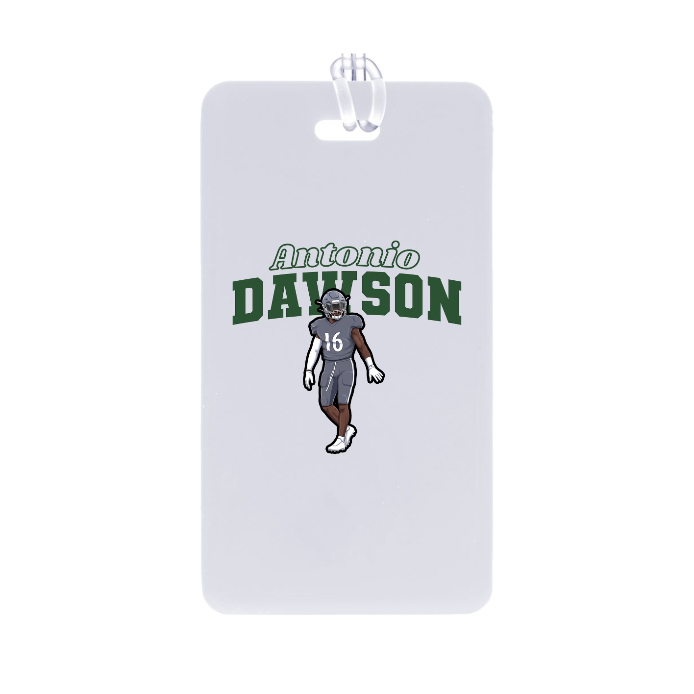 Bag Tag — Name Arch in Classic
