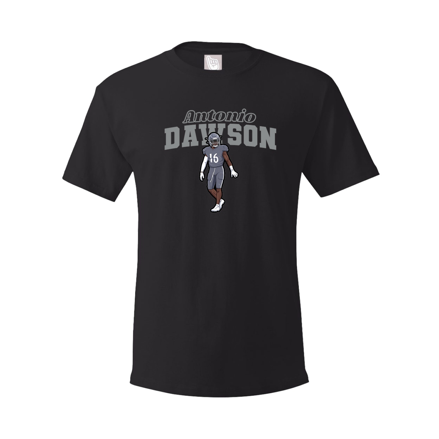 Youth Tee — Name Arch in Black