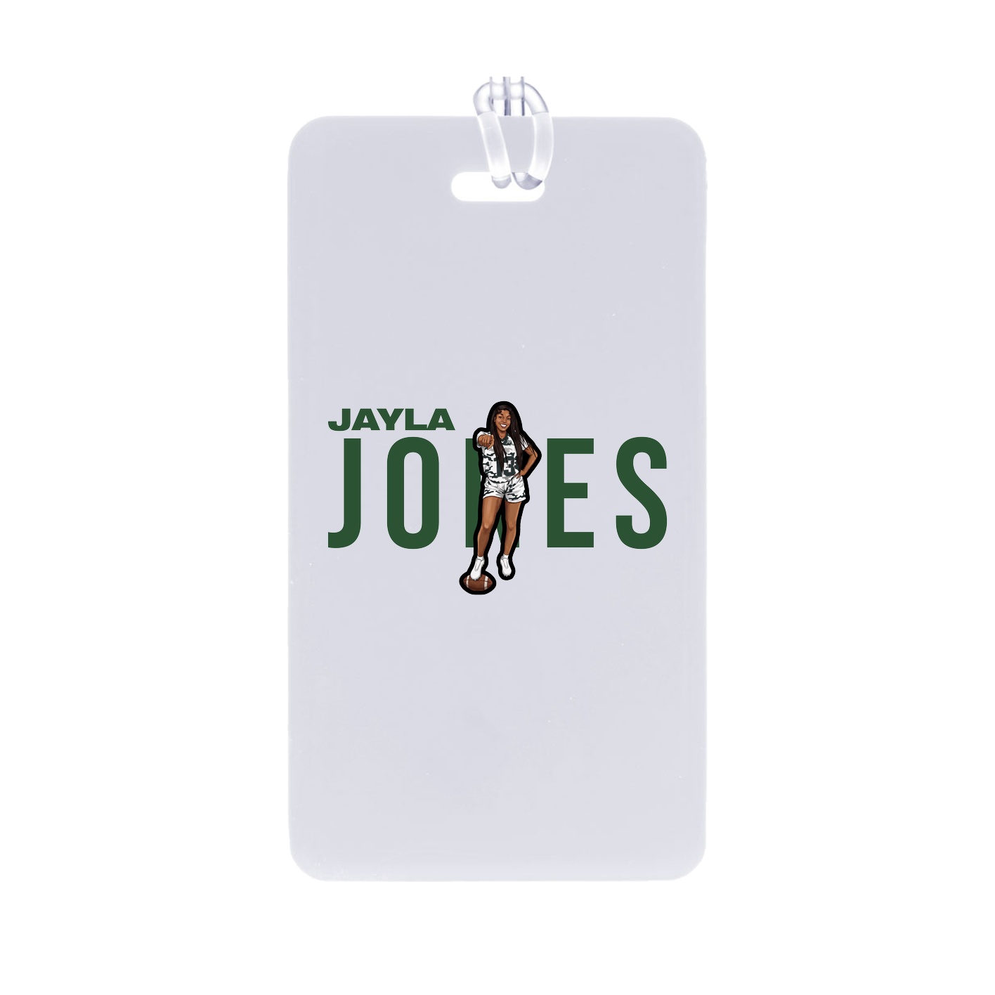 Bag Tag — Player Name in Classic
