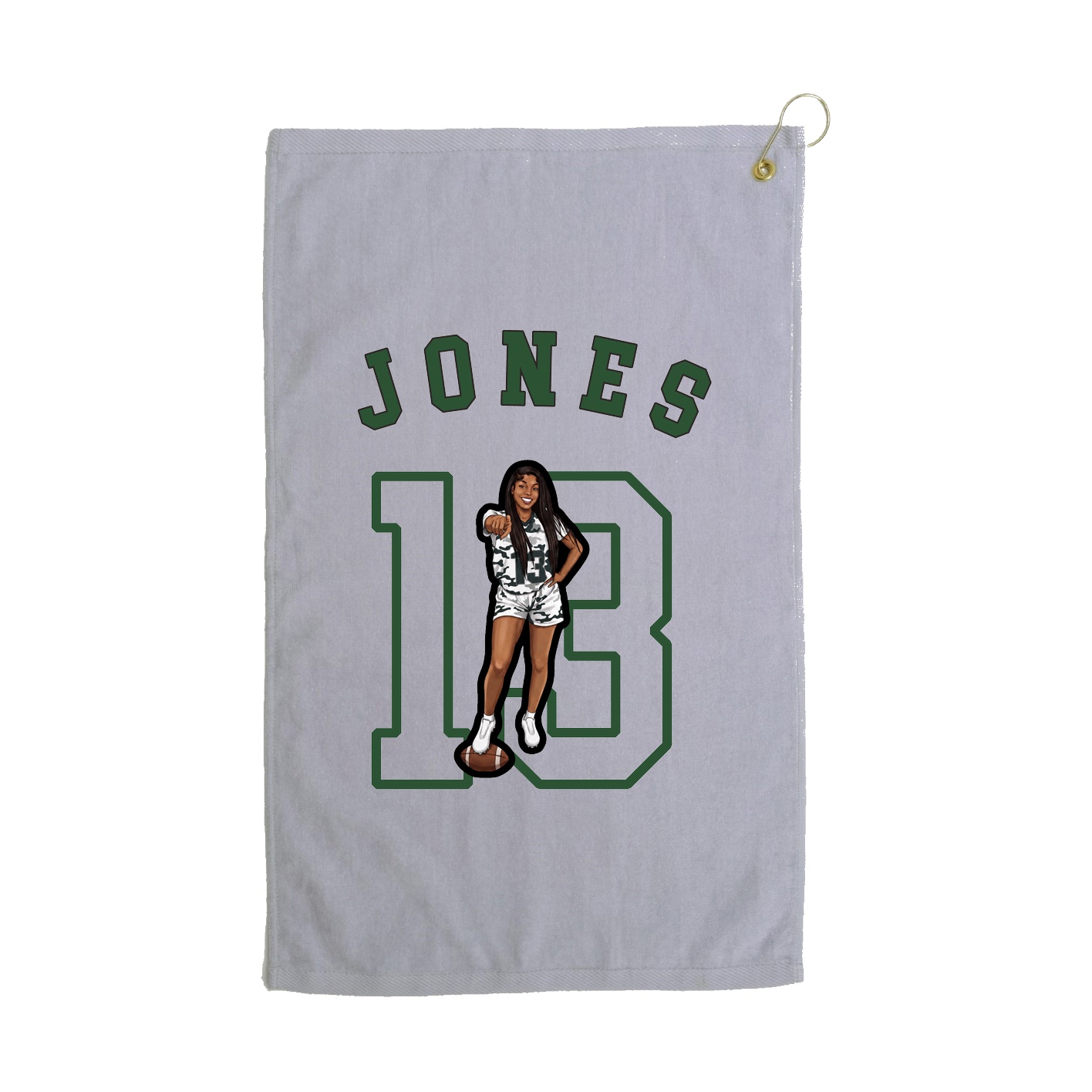 Golf Towel — Shirsey Arch in Grey