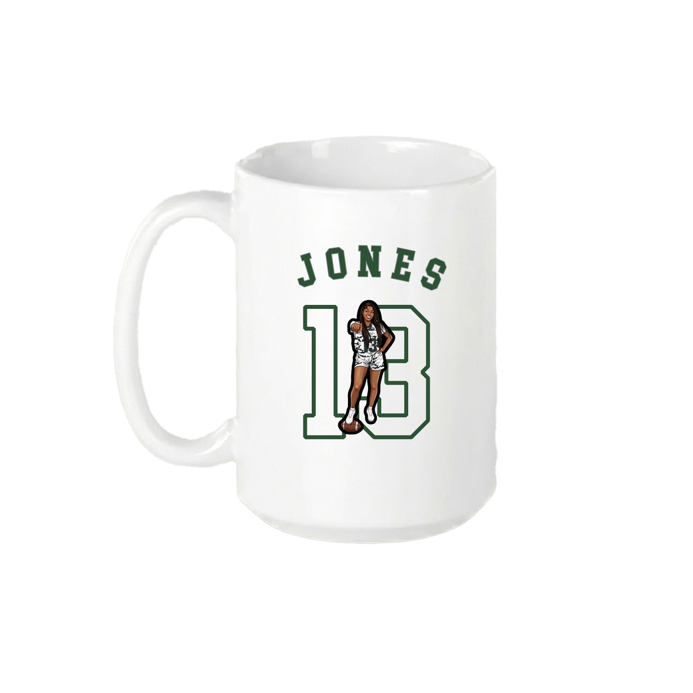 15oz Coffee Mug — Shirsey Arch in White