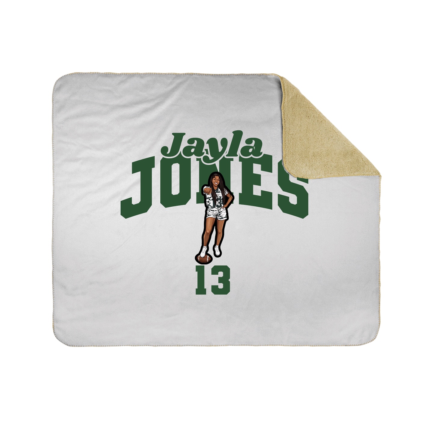 Throw Blanket — Signature Arch in White