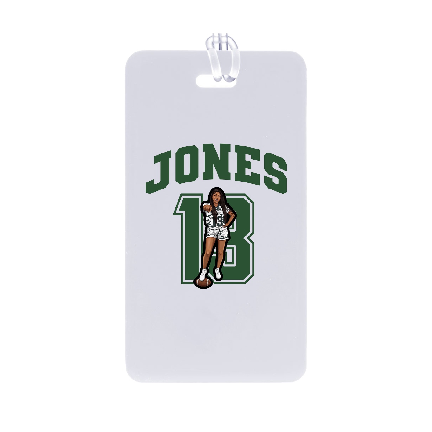 Bag Tag — Number in Classic