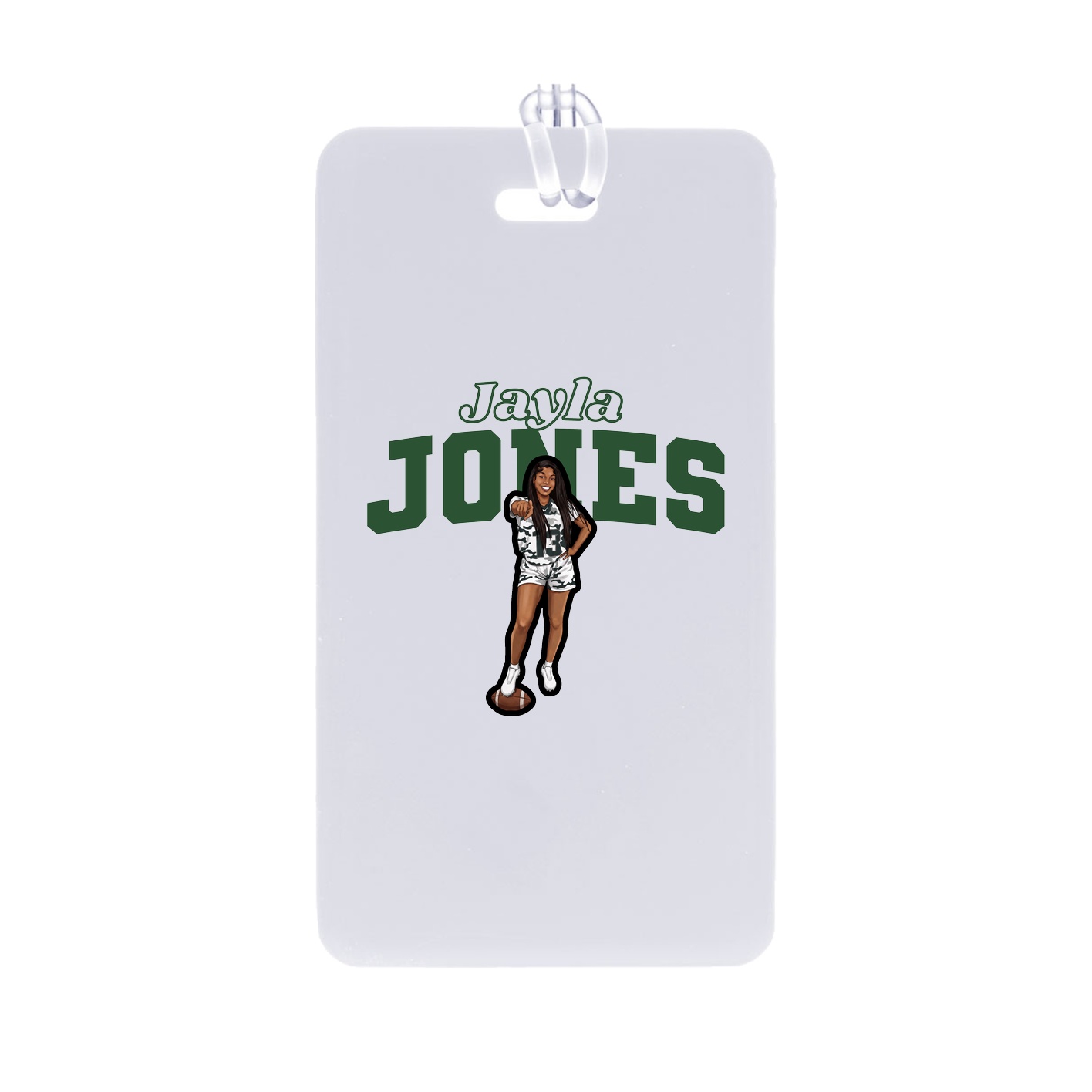 Bag Tag — Name Arch in Classic