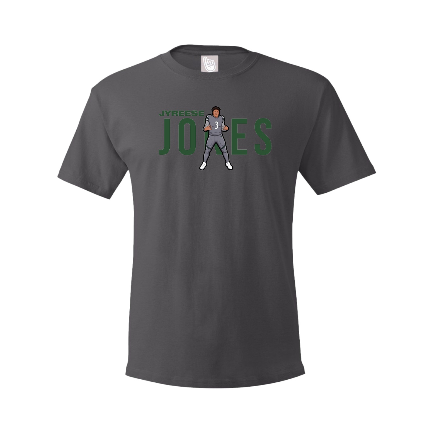 Tee — Player Name in Grey