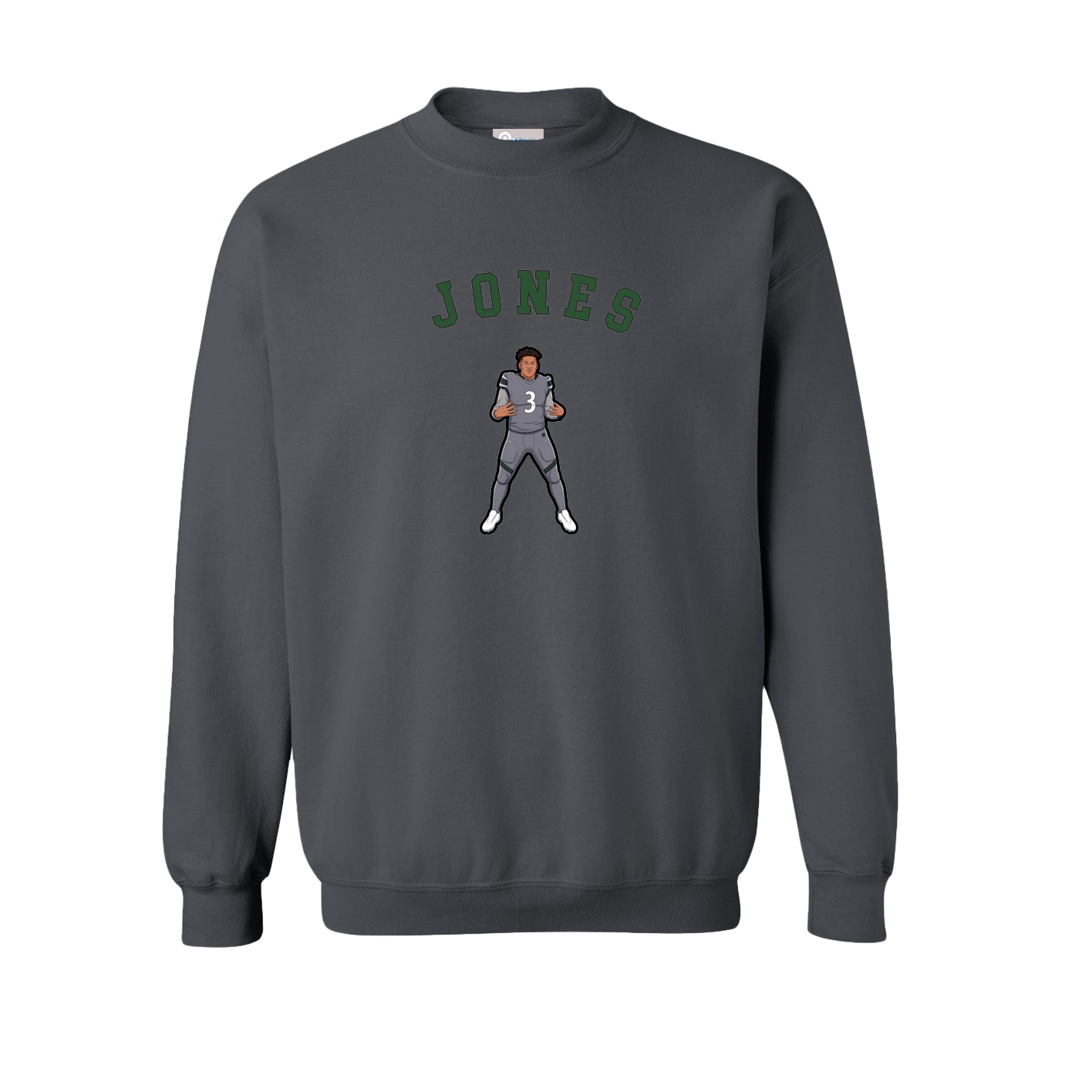 Fleece Crew — Shirsey Arch in Grey