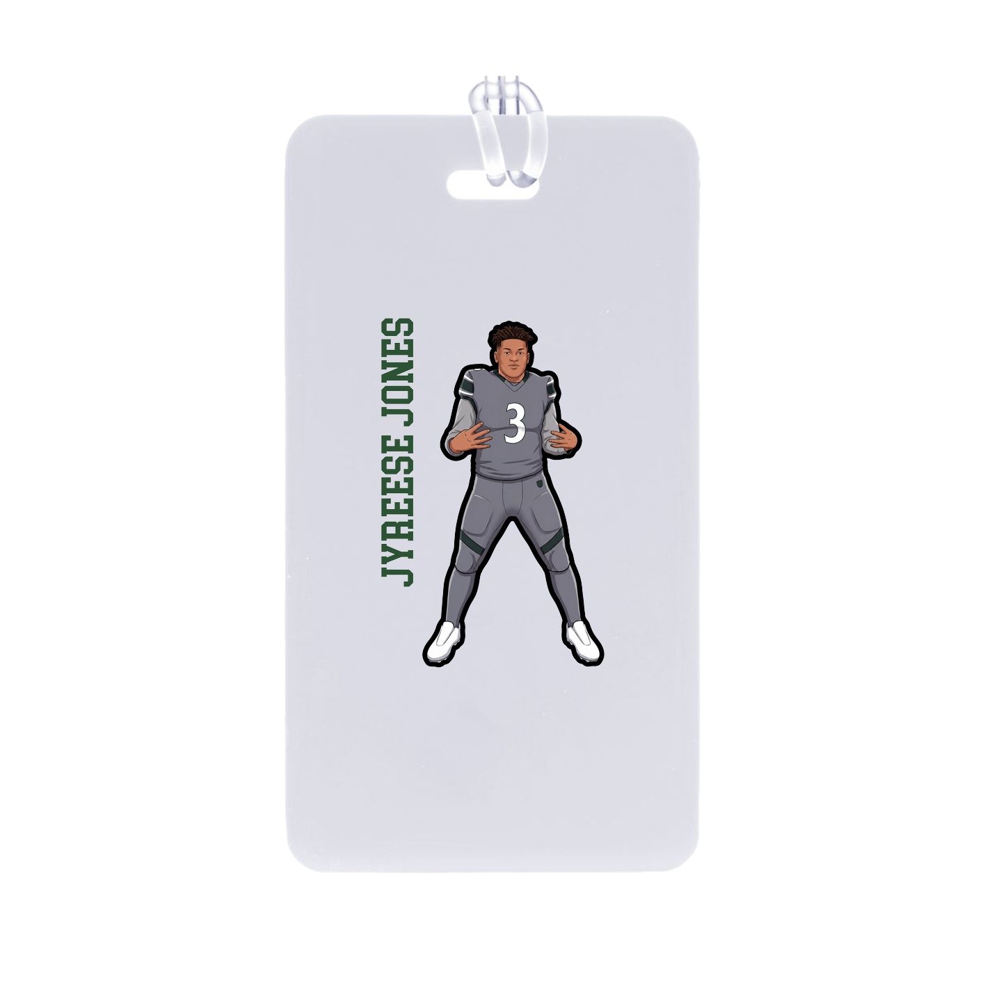Bag Tag — Name Vertical in Classic