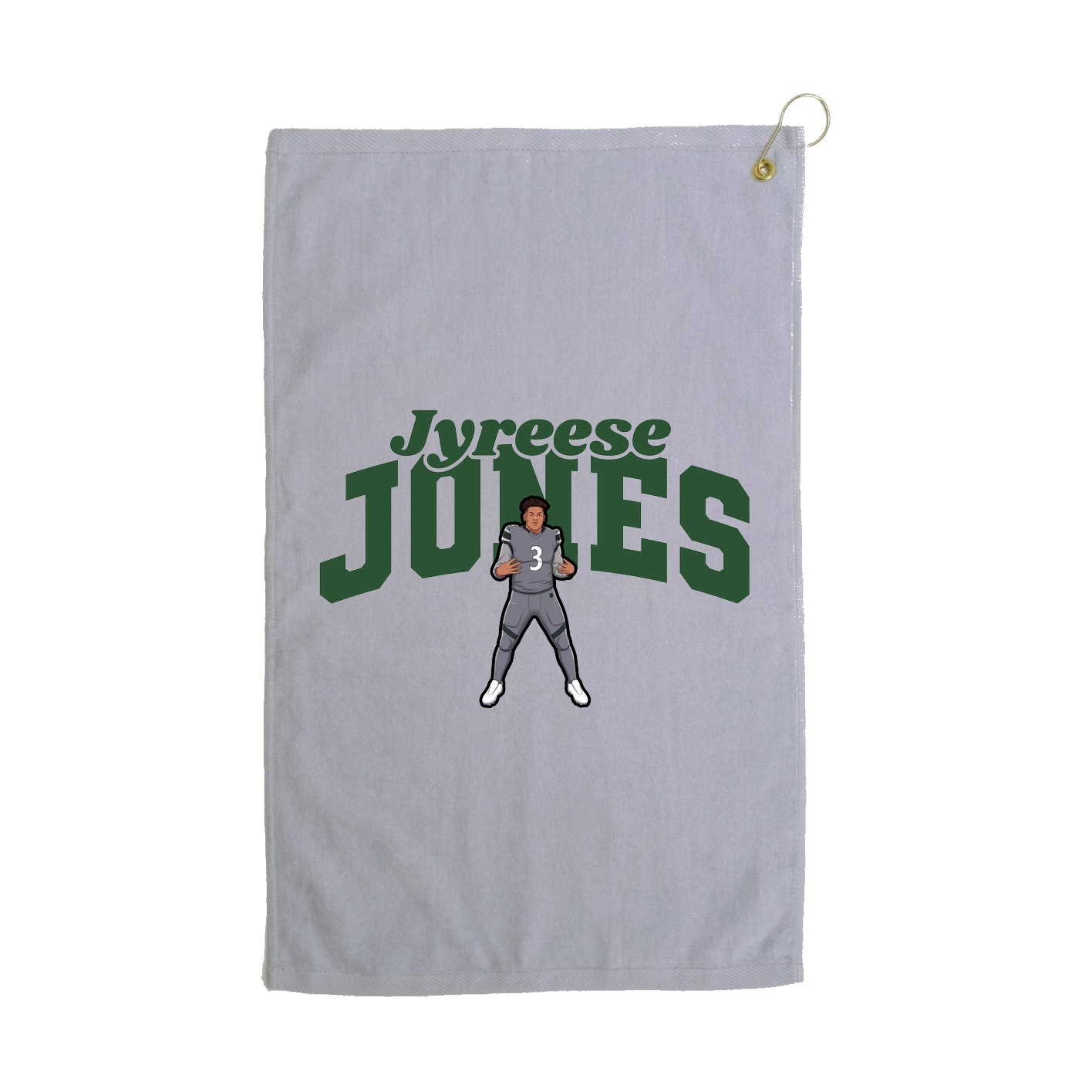Golf Towel — Signature Arch in Grey