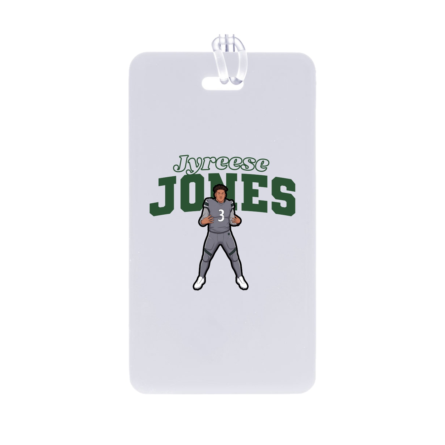 Bag Tag — Name Arch in Classic