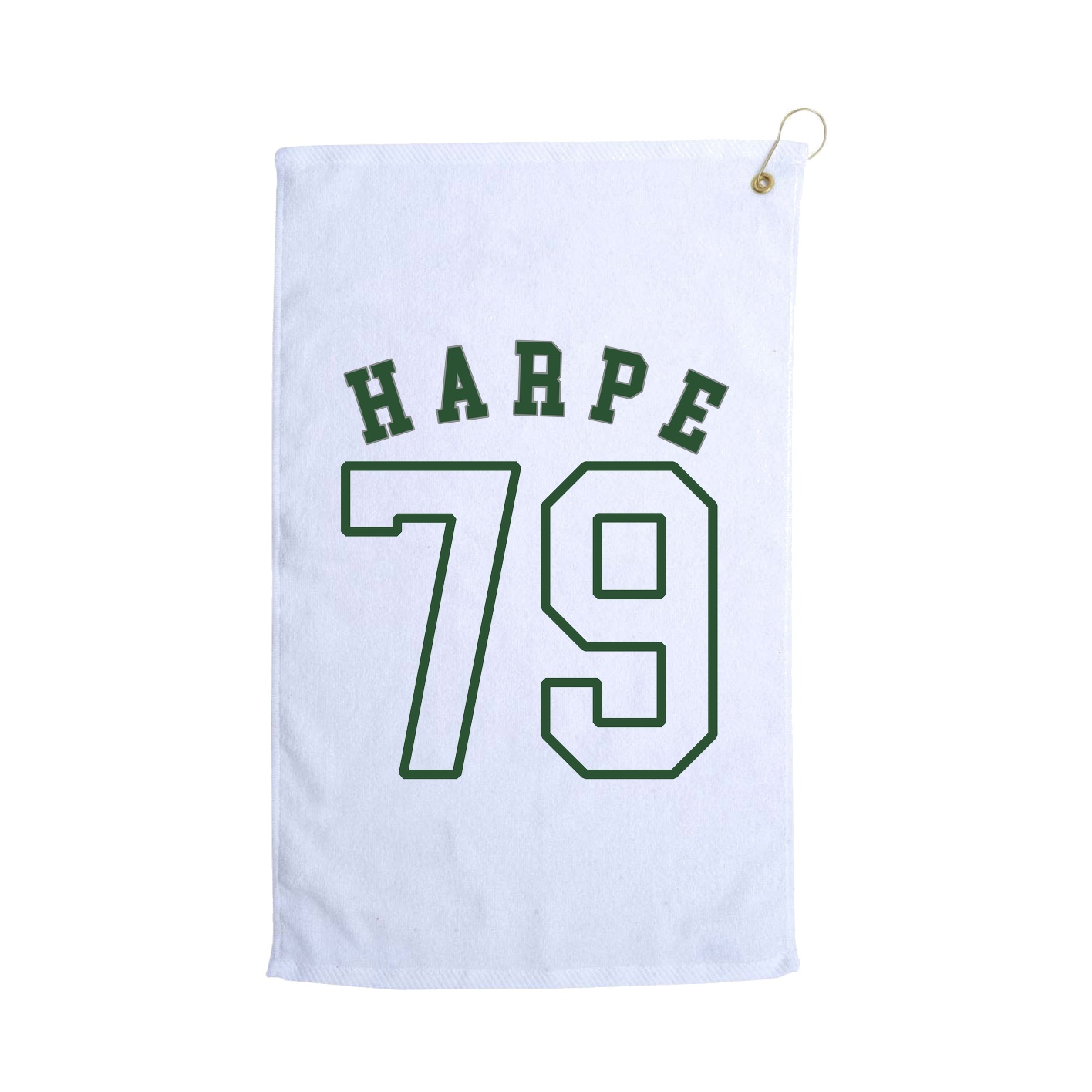 Golf Towel — Shirsey Arch in White