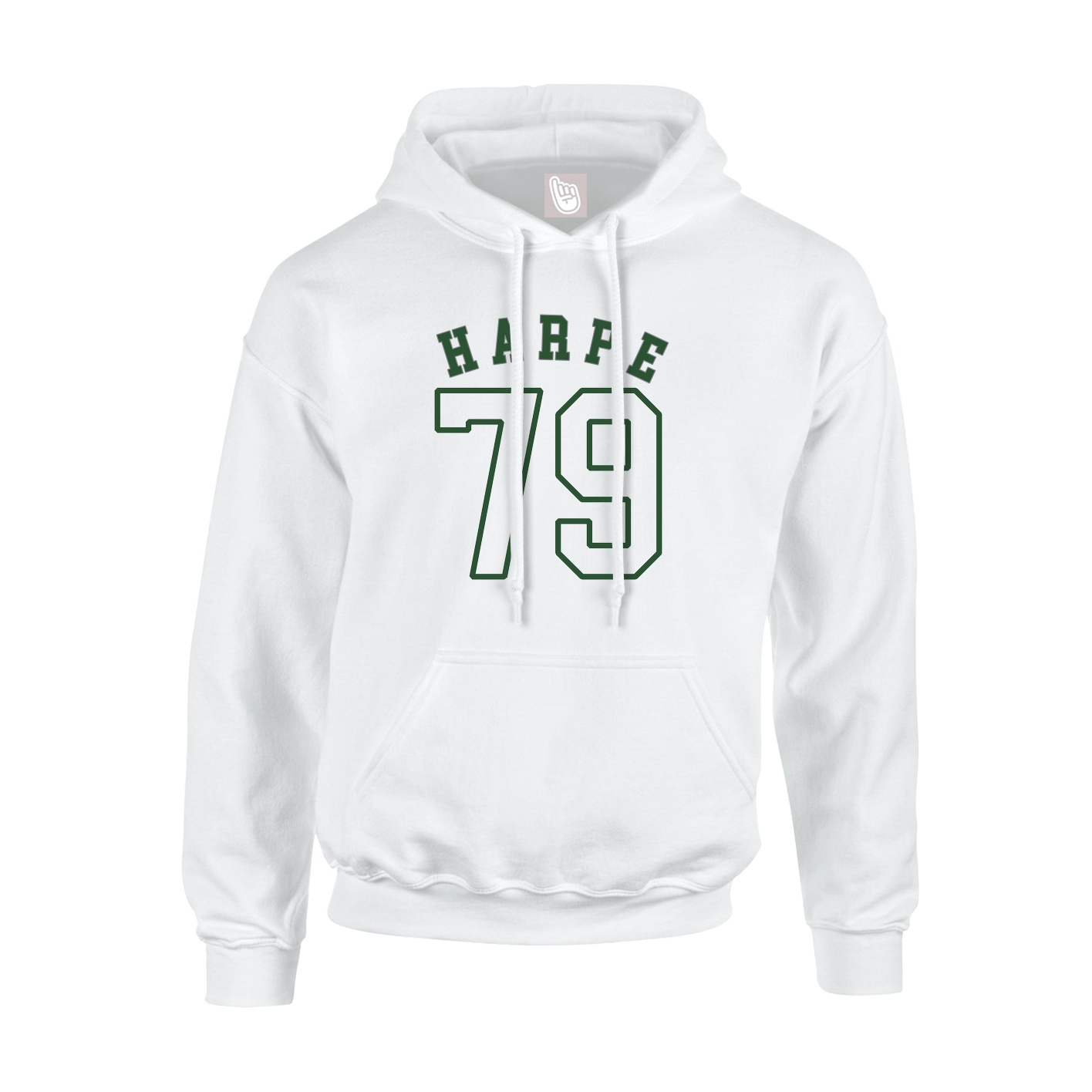 Hoodie — Shirsey Arch in White