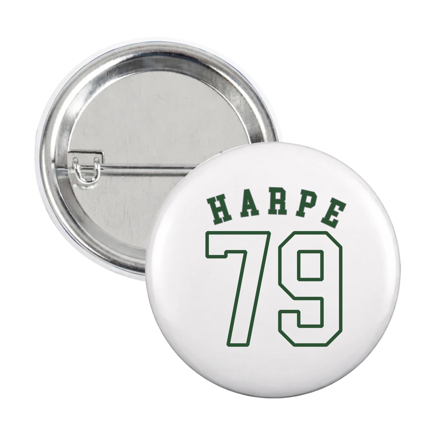 Game Day Button — Shirsey Arch in White
