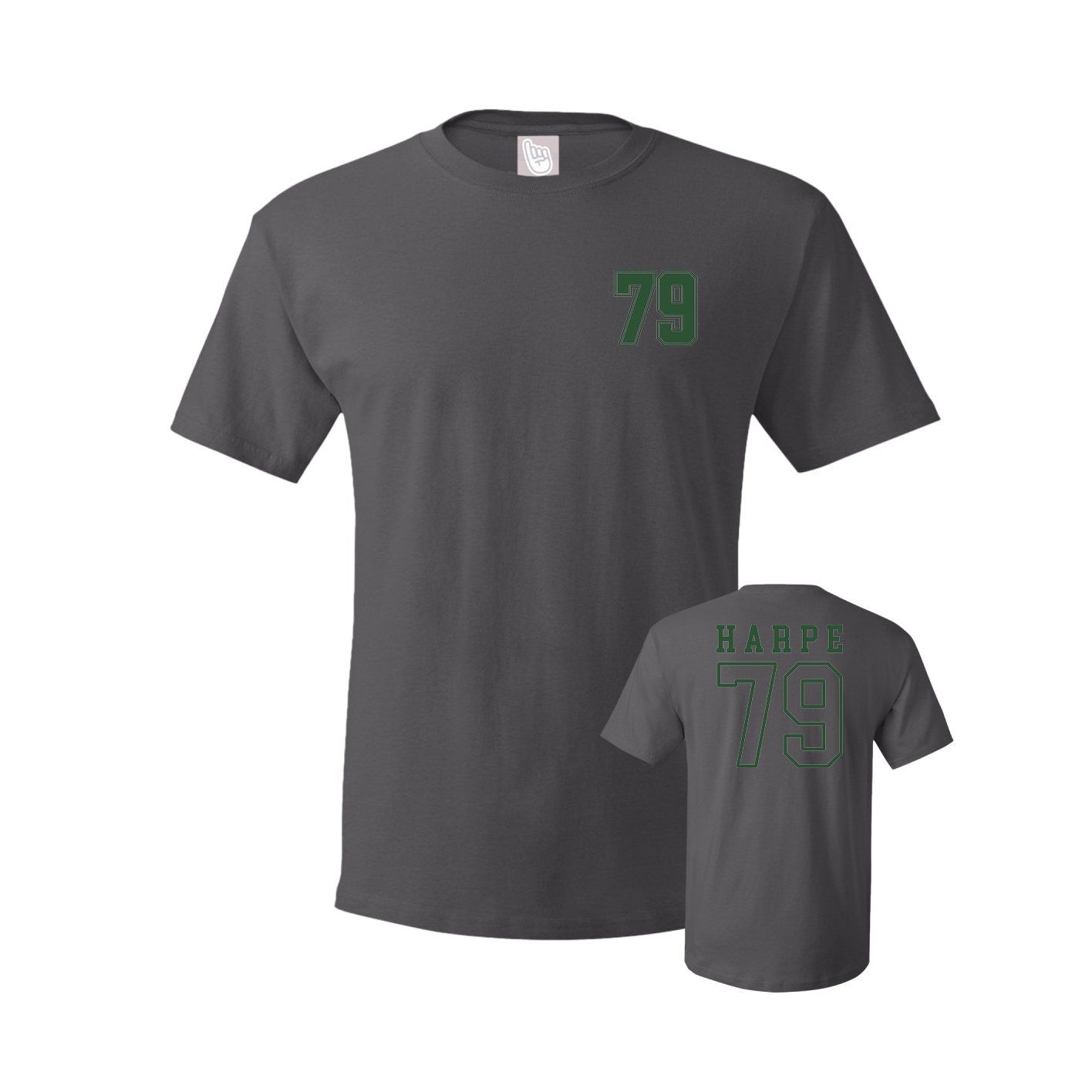 Tee — Chest Back in Grey