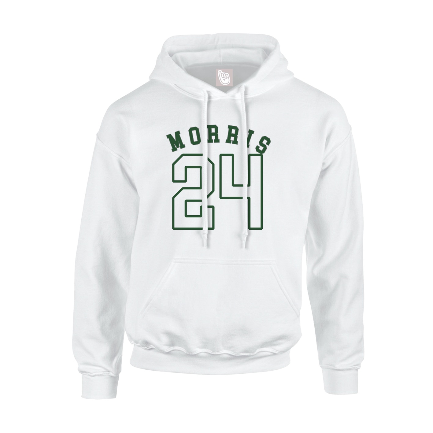 Youth Hoodie — Shirsey Arch in White