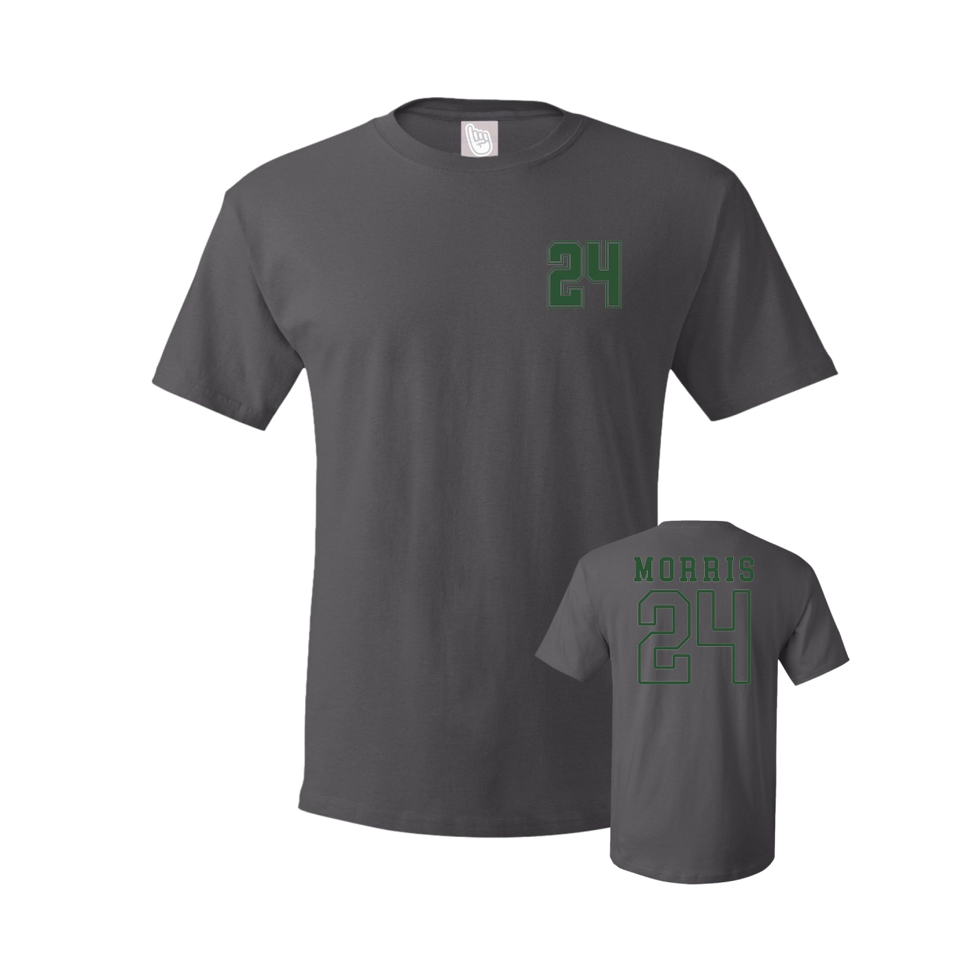 Tee — Chest Back in Grey