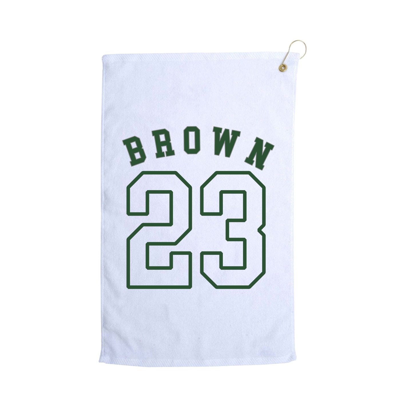 Golf Towel — Shirsey Arch in White