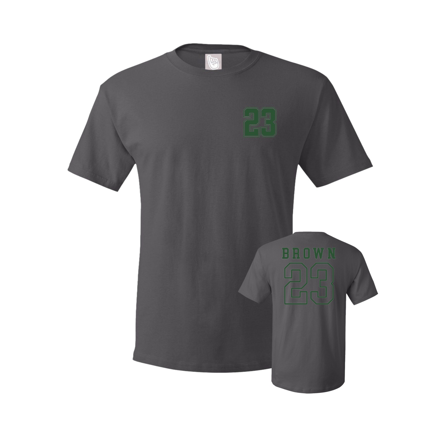 Tee — Chest Back in Grey