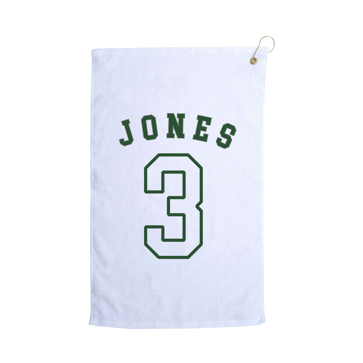Golf Towel — Shirsey Arch in White