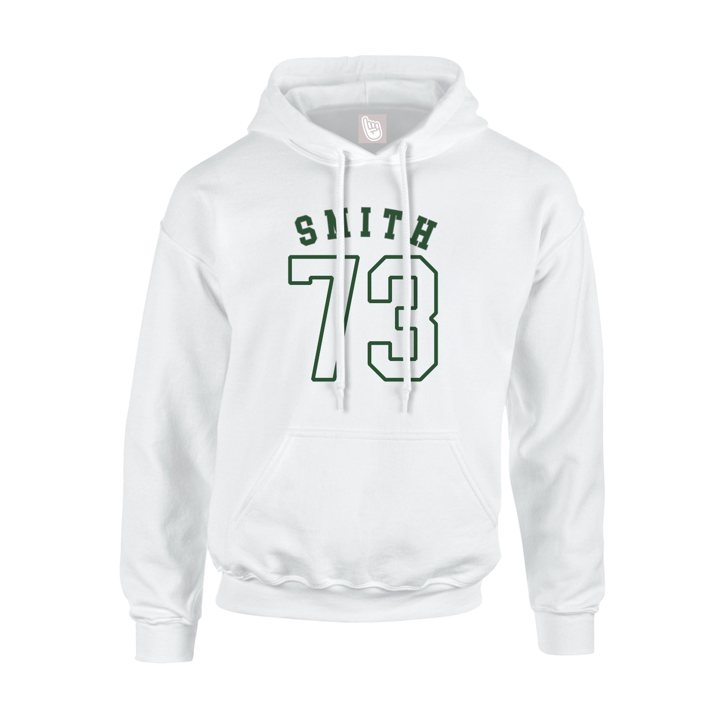 Youth Hoodie — Shirsey Arch in White
