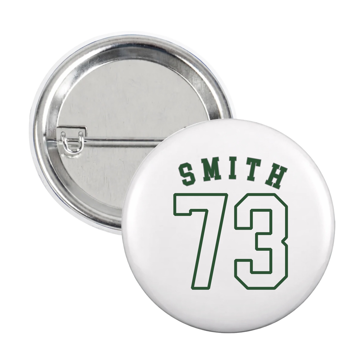 Game Day Button — Shirsey Arch in White