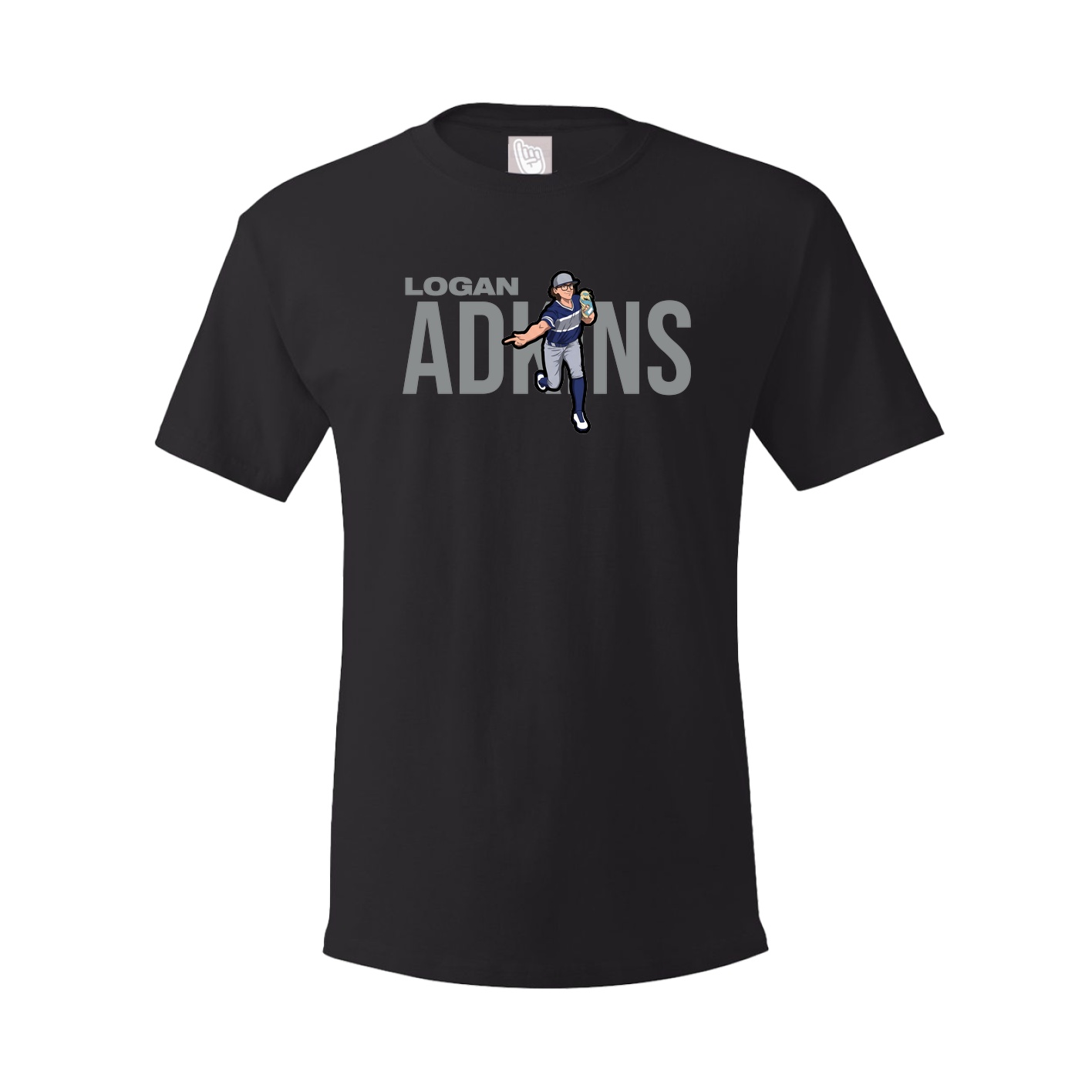 Tee — Player Name in Black