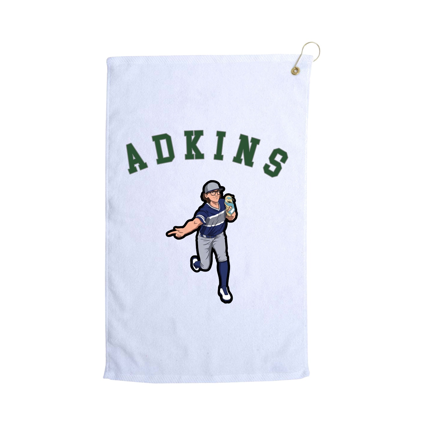 Golf Towel — Shirsey Arch in White