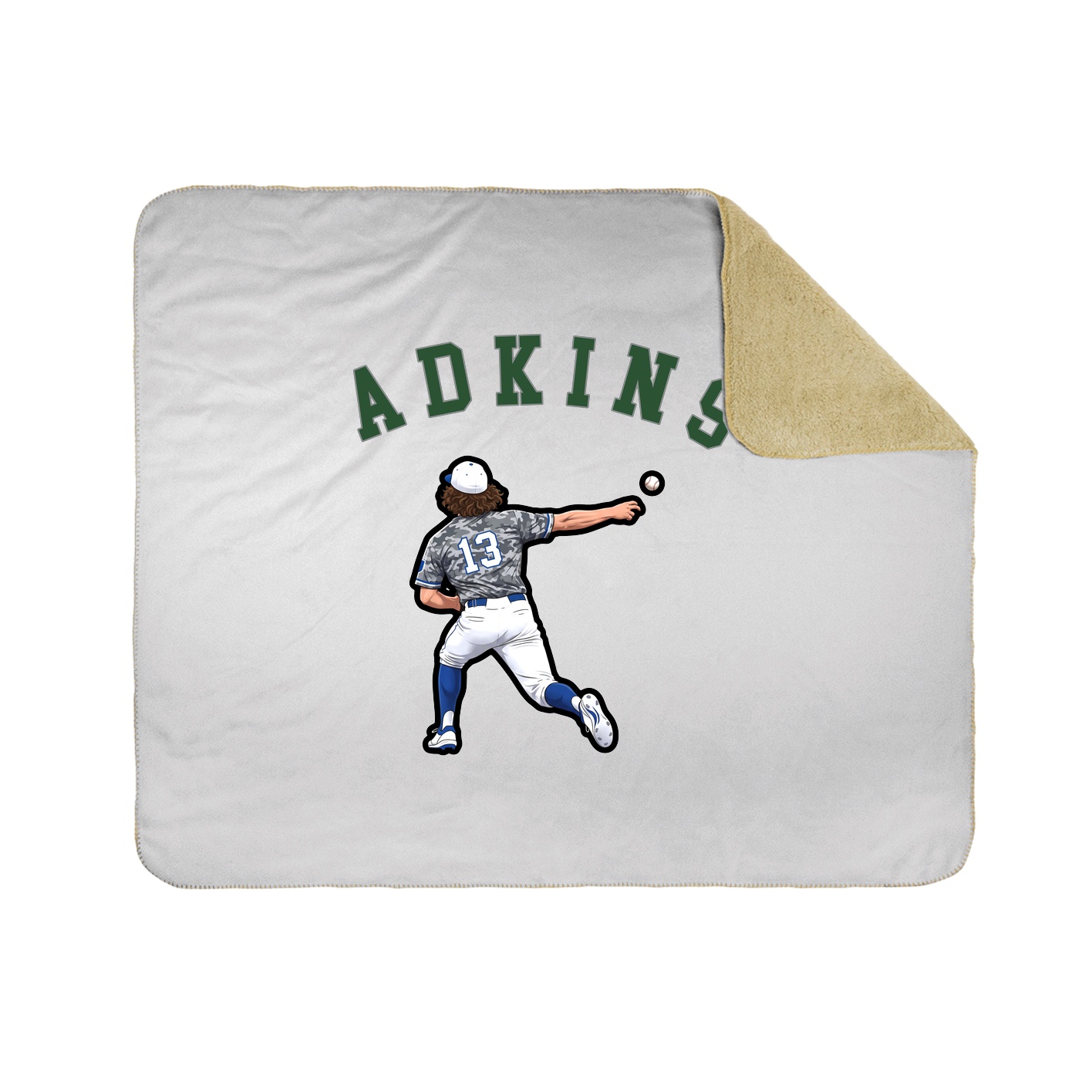 Throw Blanket — Shirsey Arch in White