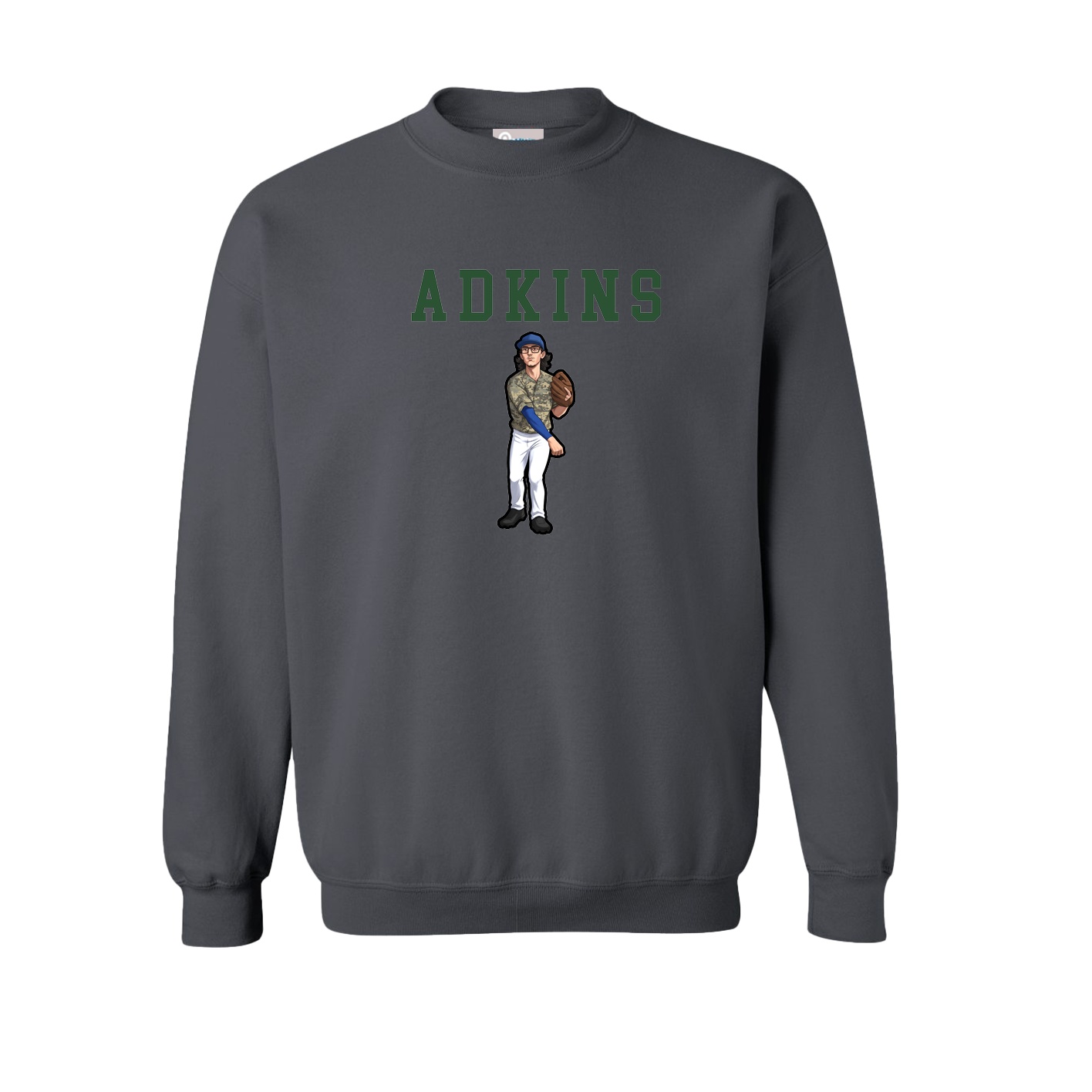 Fleece Crew — Shirsey in Grey