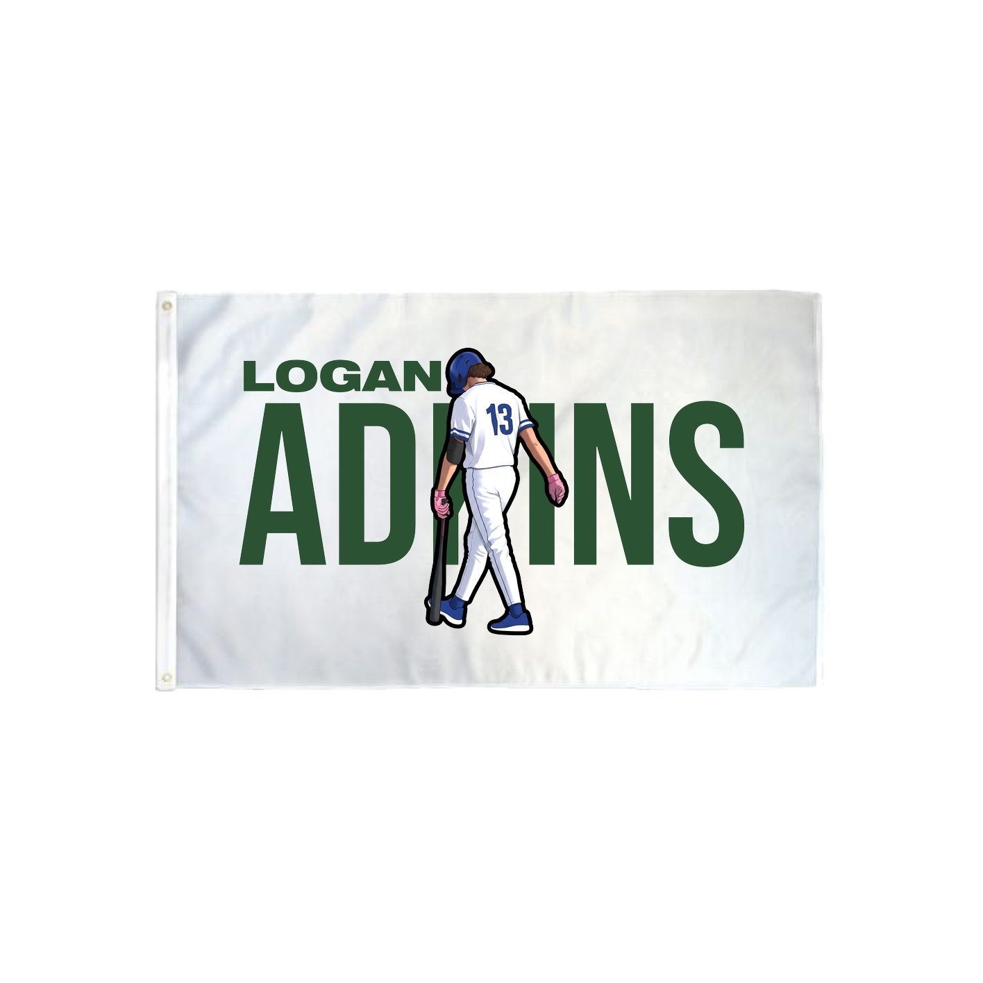3x5 Flag — Player Name in Classic
