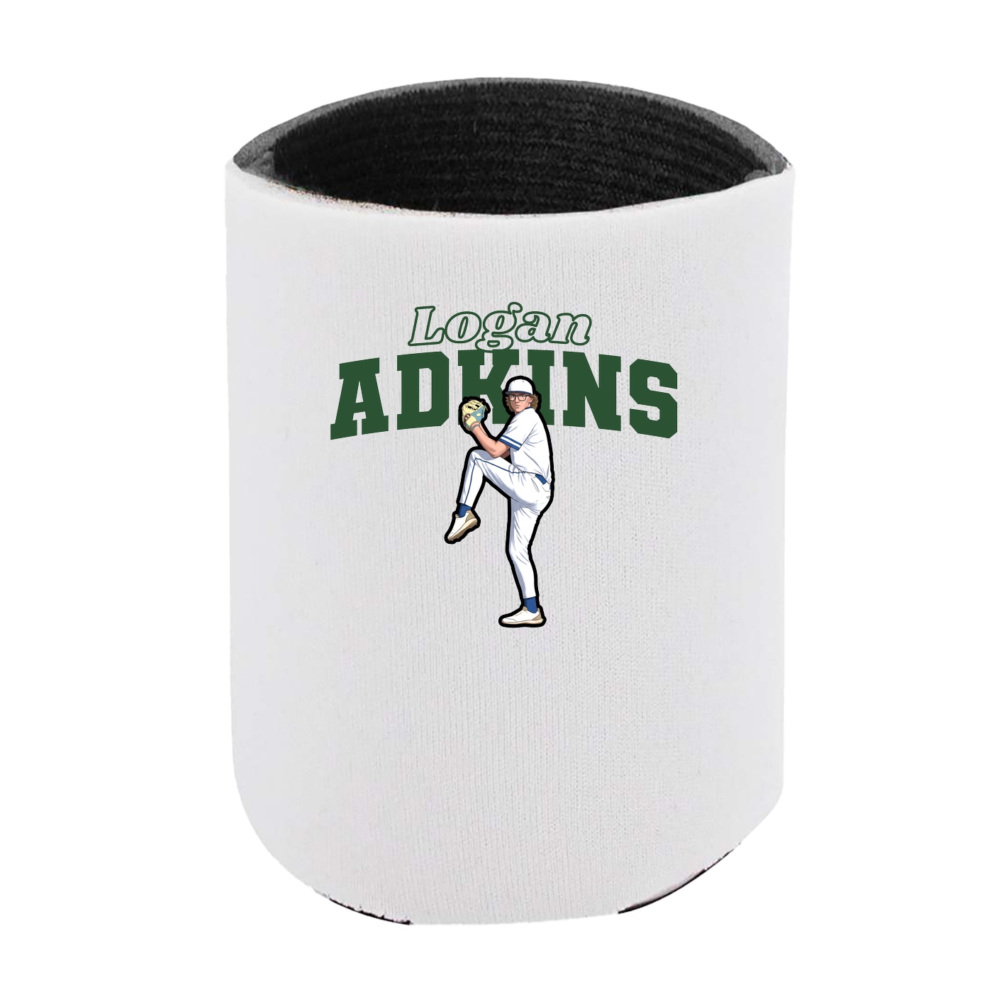 Can Holder — Name Arch in White