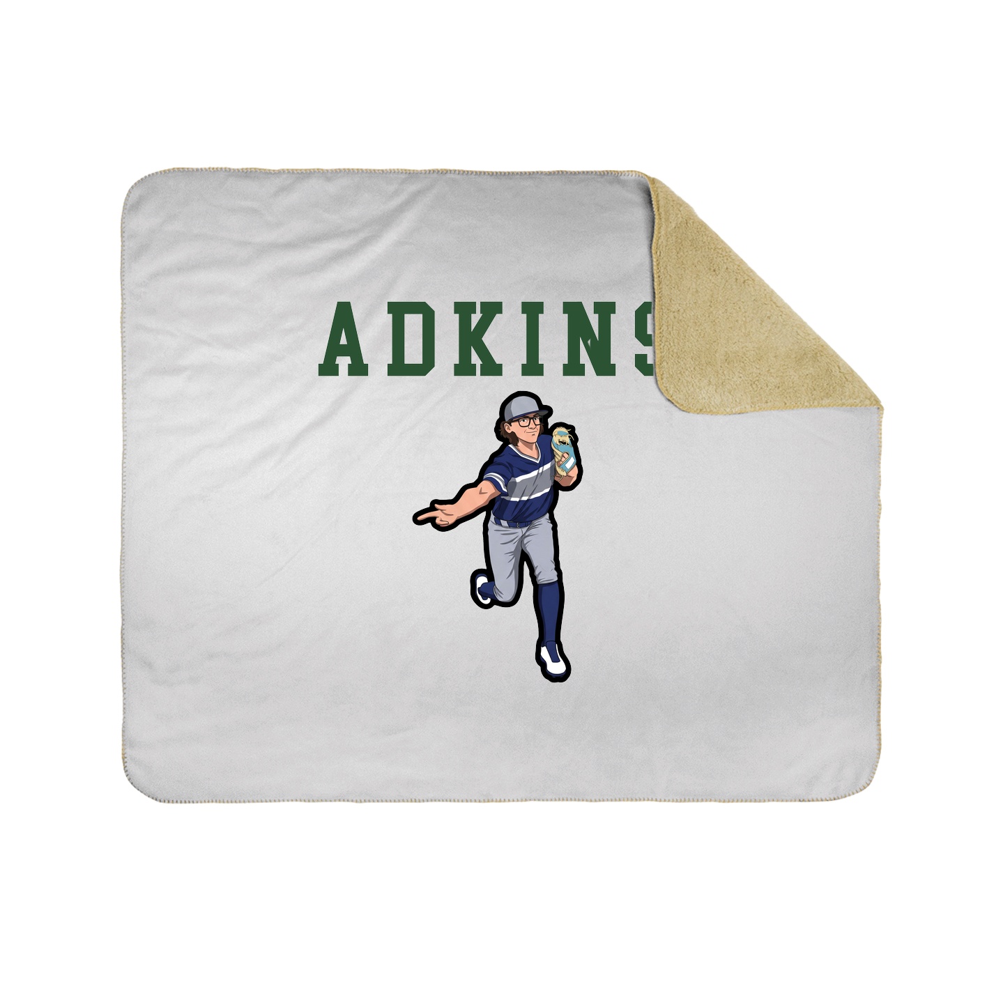Throw Blanket — Shirsey in White