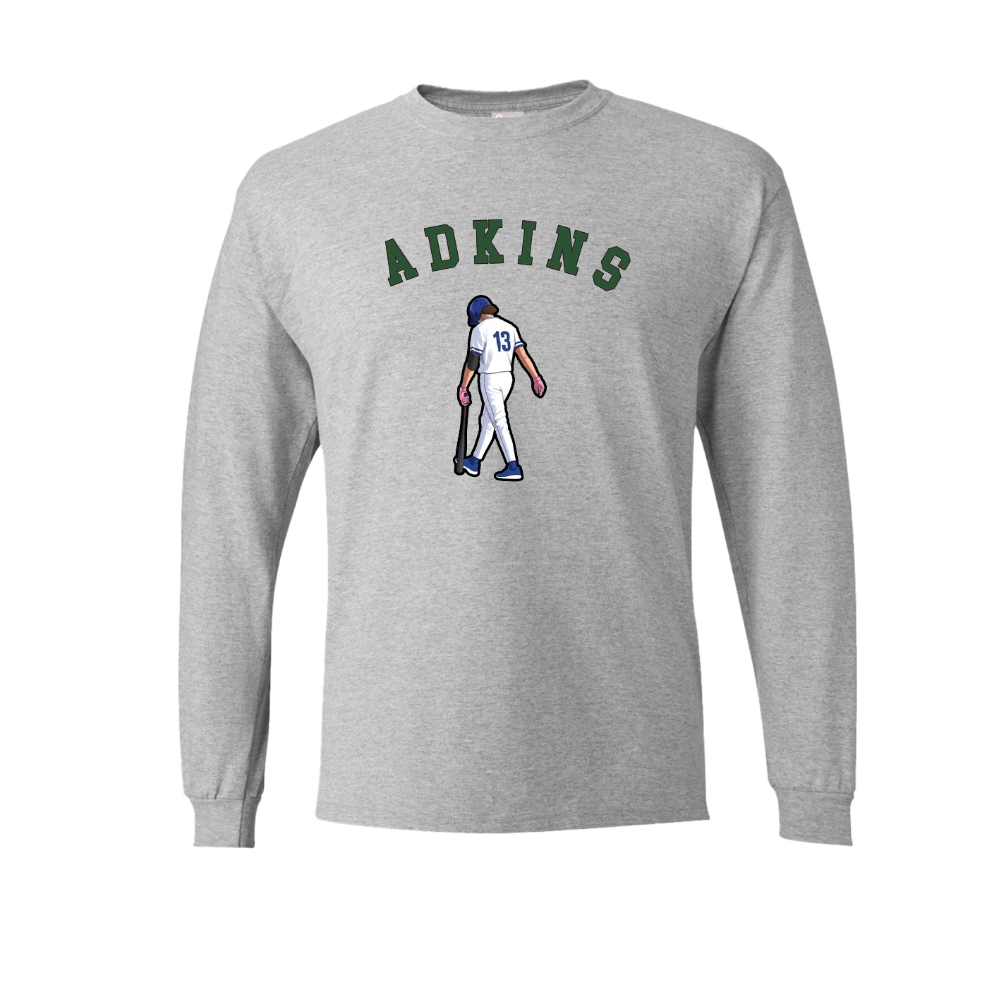 Long Sleeve Tee — Shirsey Arch in Grey
