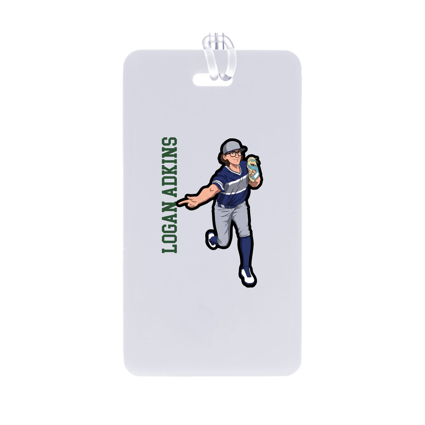Bag Tag — Name Vertical in Classic
