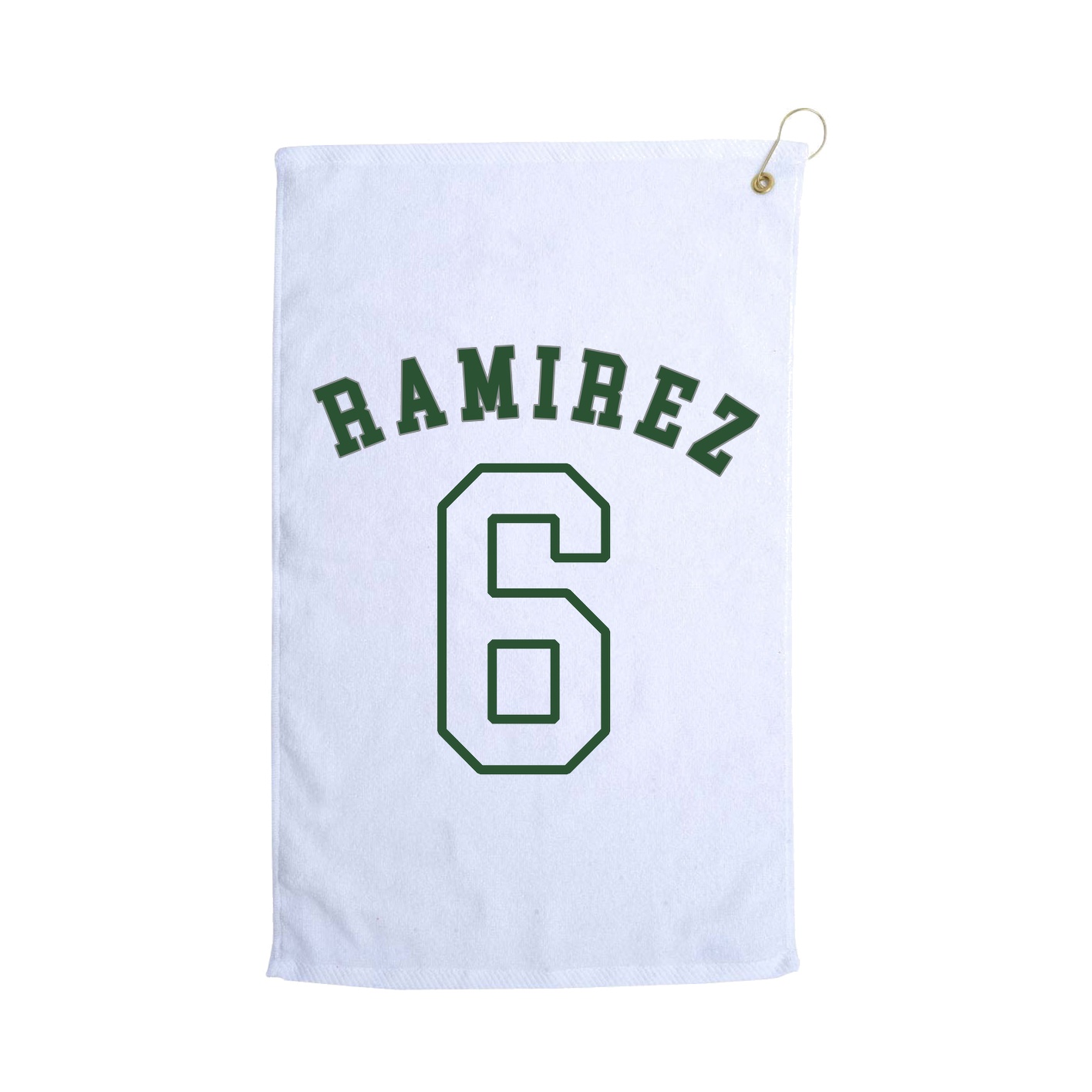 Golf Towel — Shirsey Arch in White