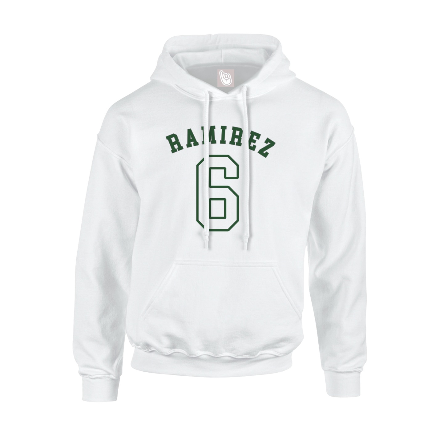 Youth Hoodie — Shirsey Arch in White