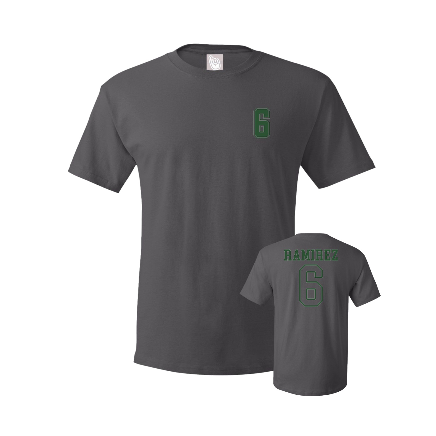 Tee — Chest Back in Grey