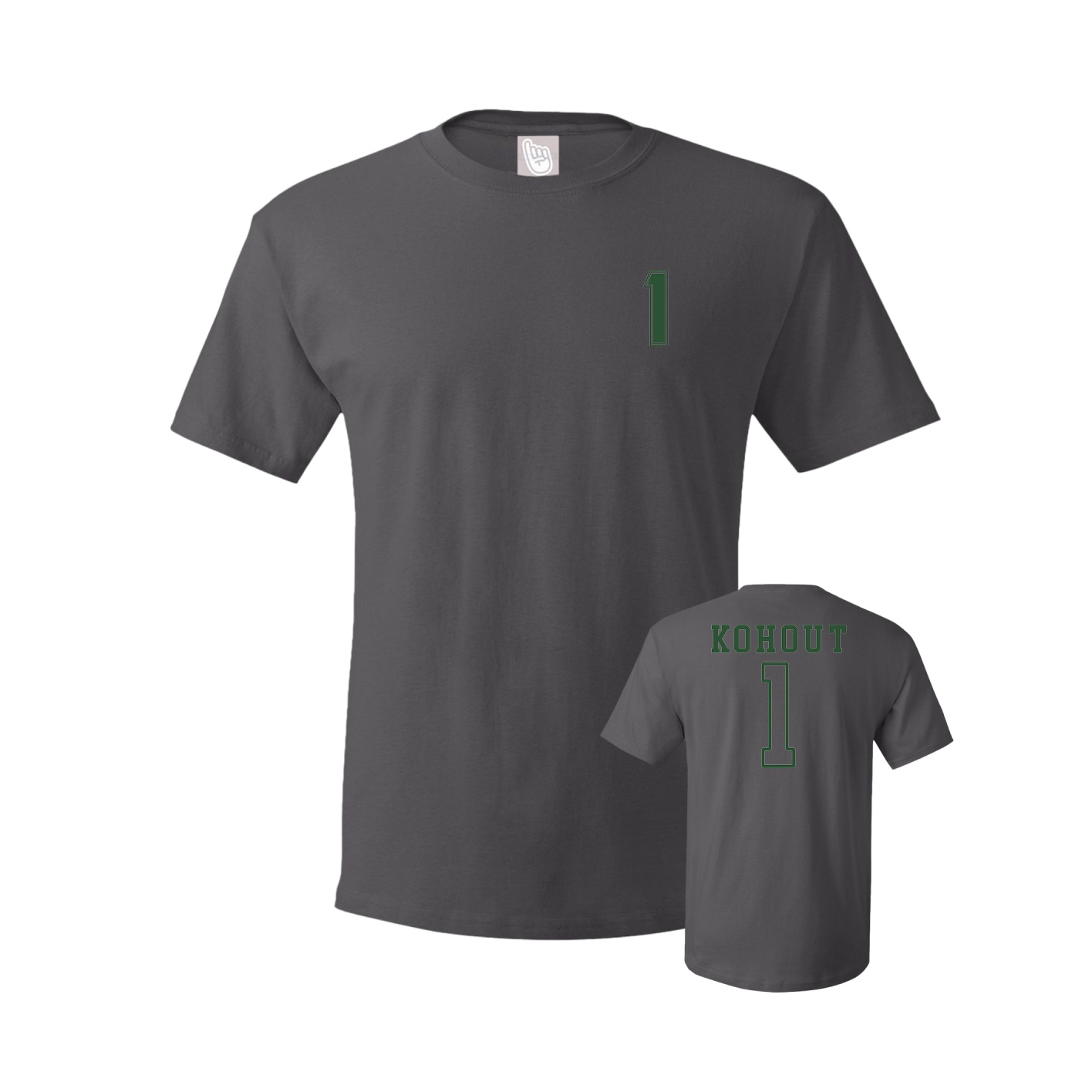Tee — Chest Back in Grey