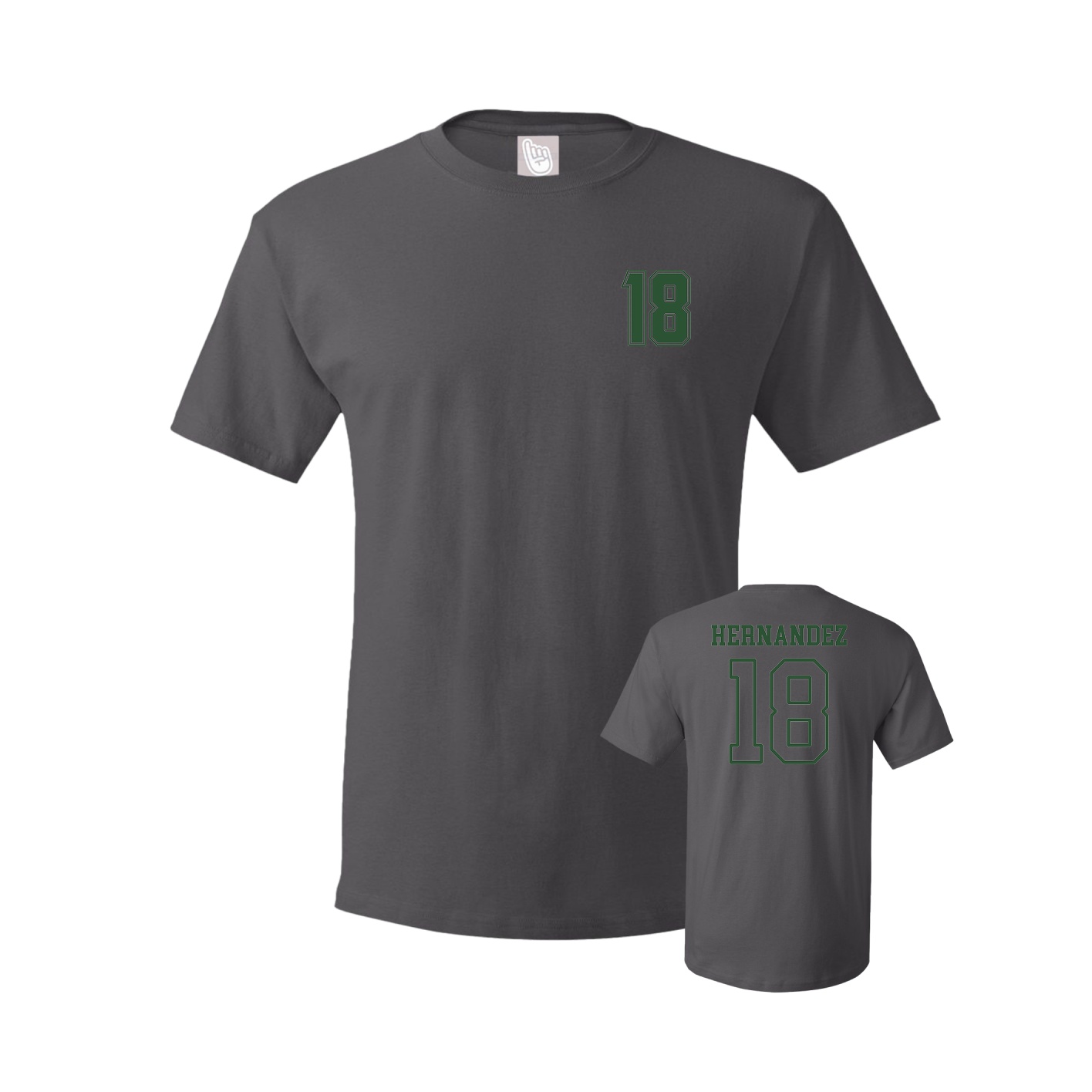 Tee — Chest Back in Grey