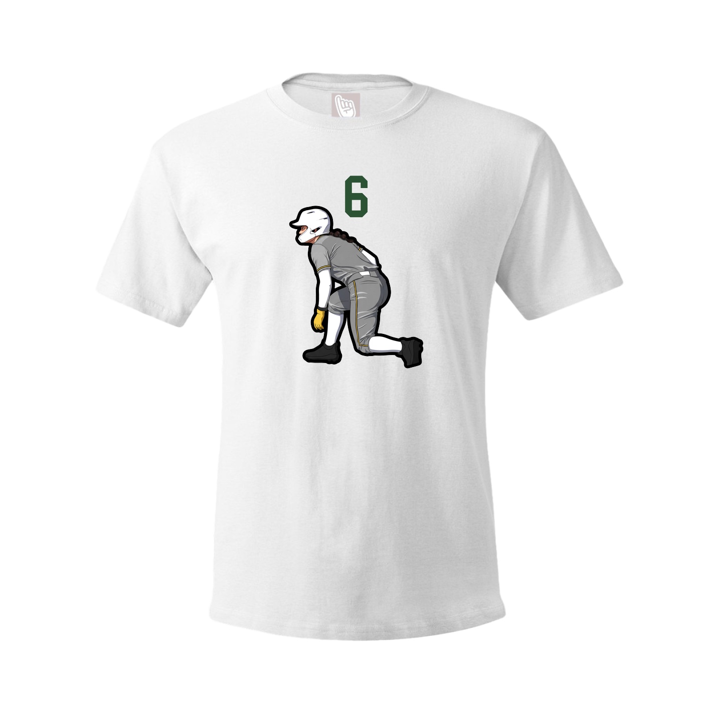 Tee — Number Top in White