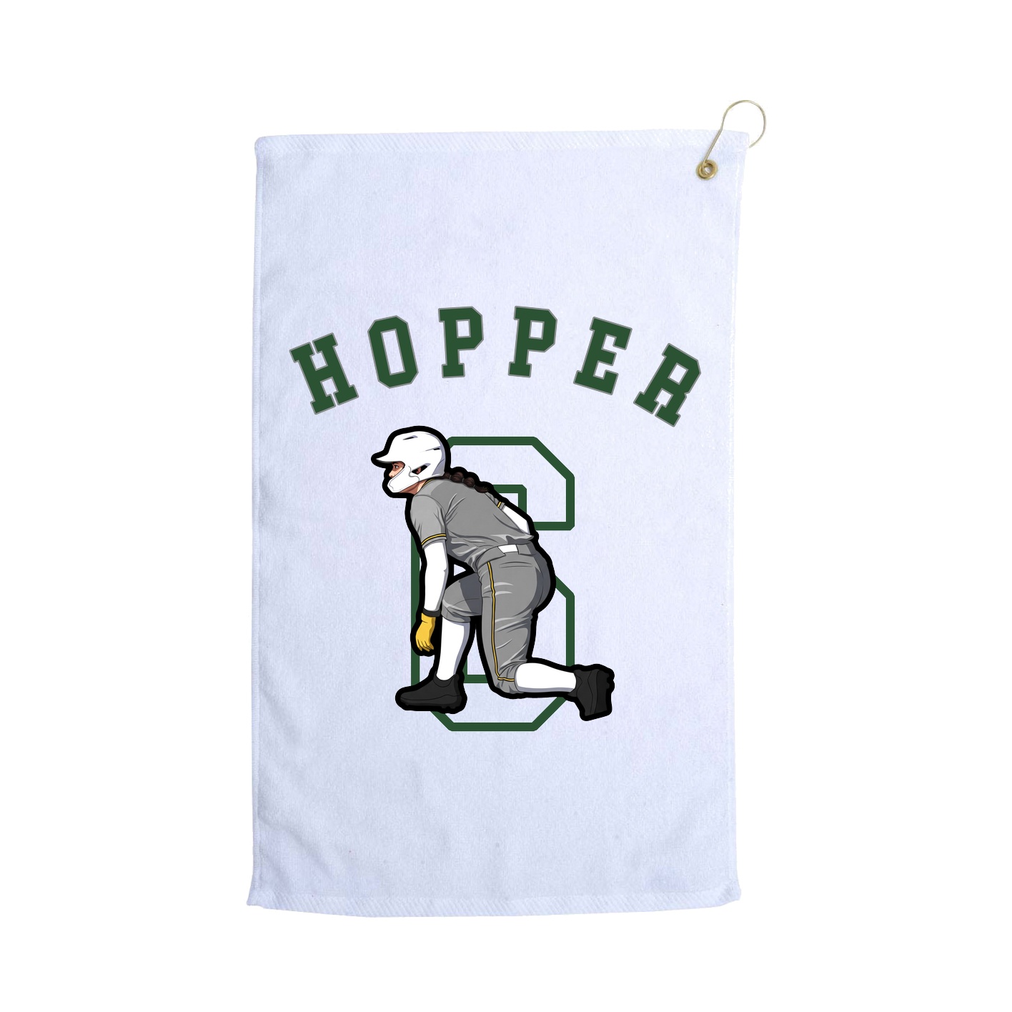 Golf Towel — Shirsey Arch in White