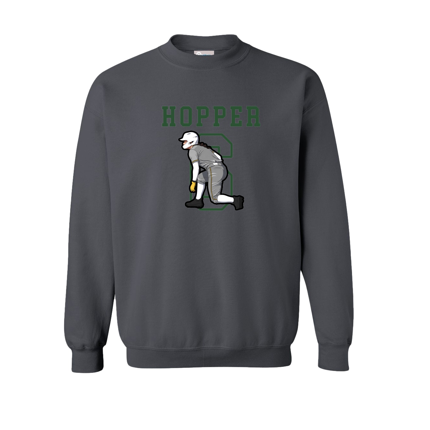 Fleece Crew — Shirsey in Grey