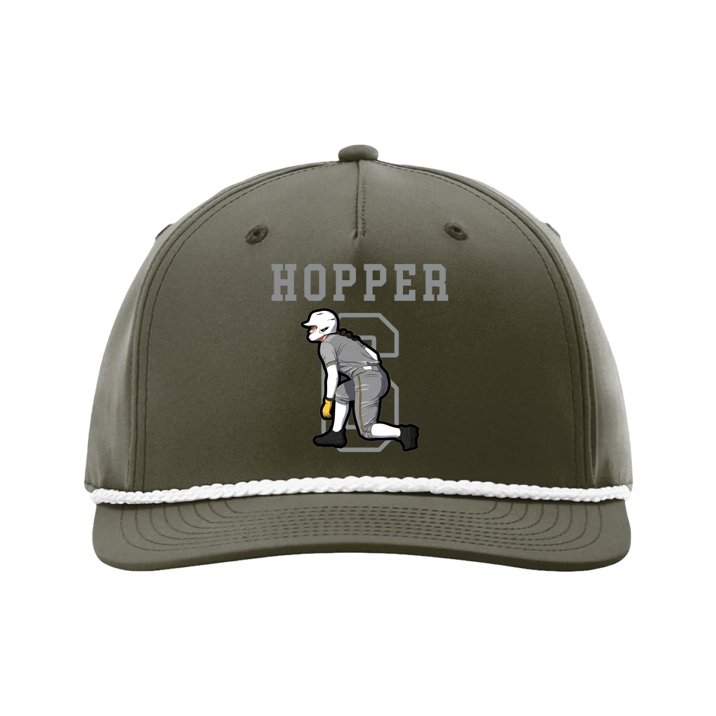 Five-Panel Classic Rope Cap — Shirsey in Green