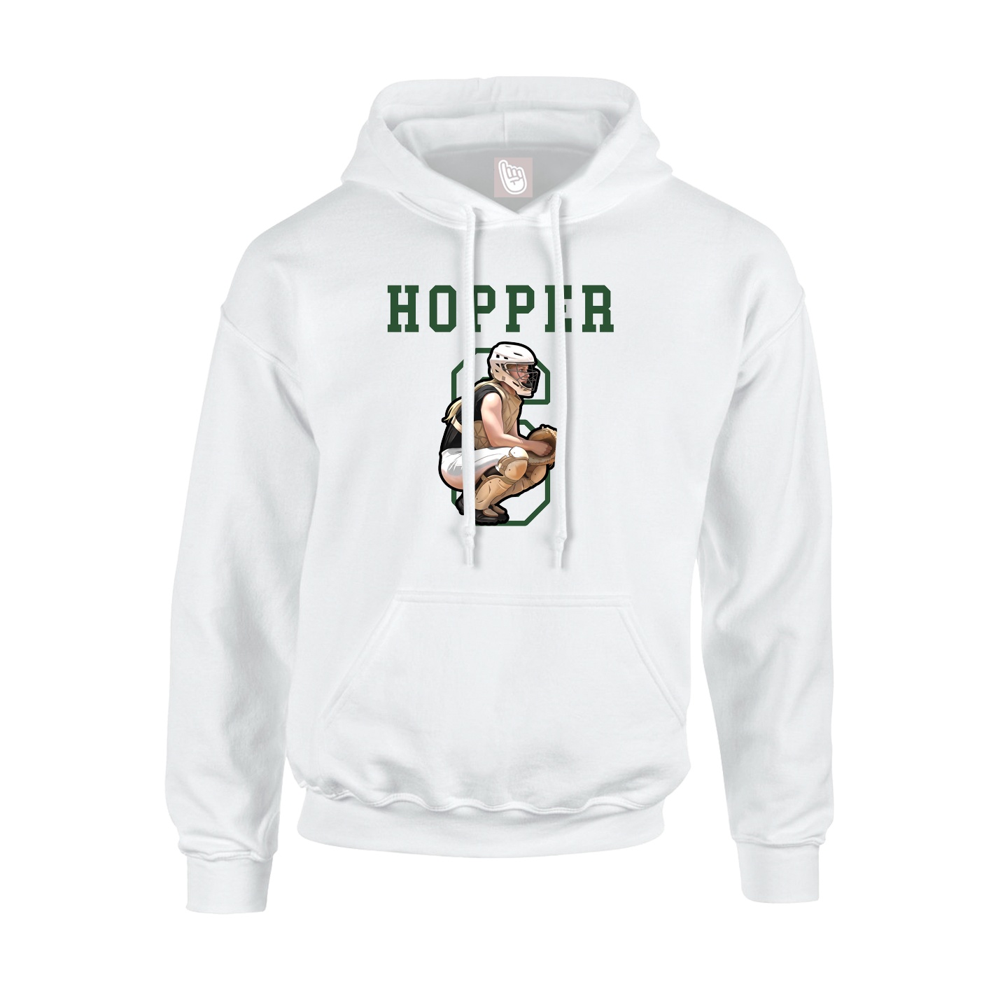 Hoodie — Shirsey in White