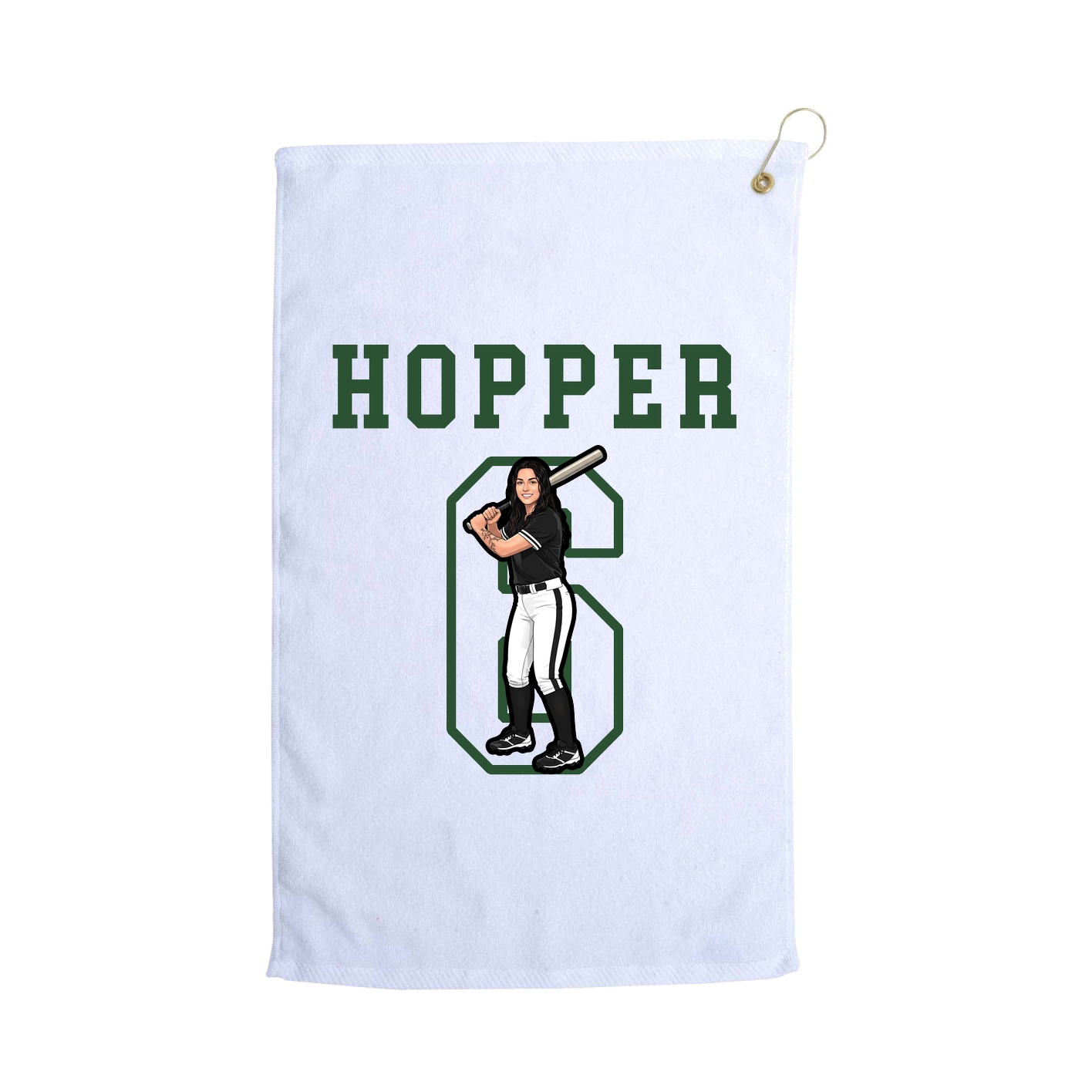 Golf Towel — Shirsey in White