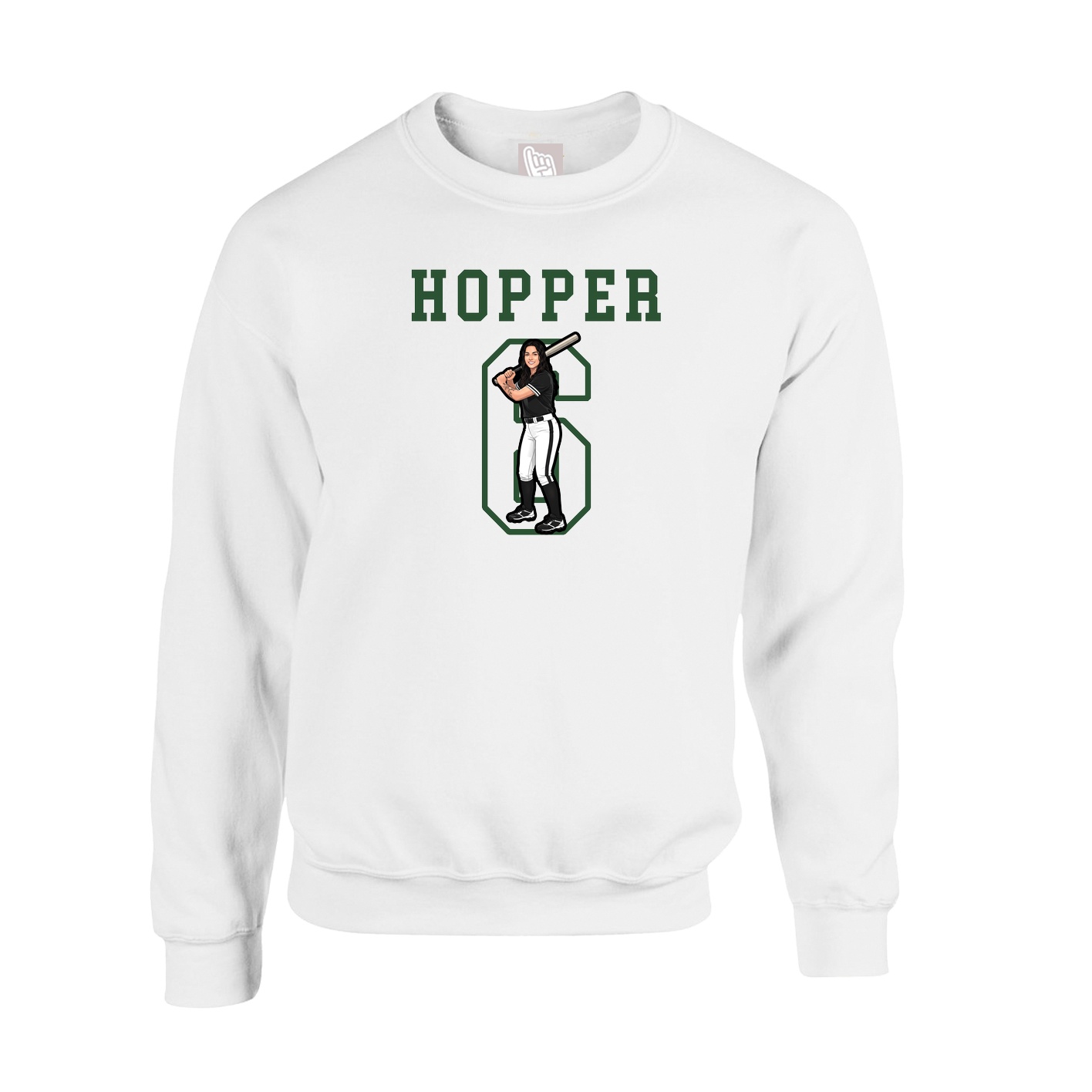 Fleece Crew — Shirsey in White