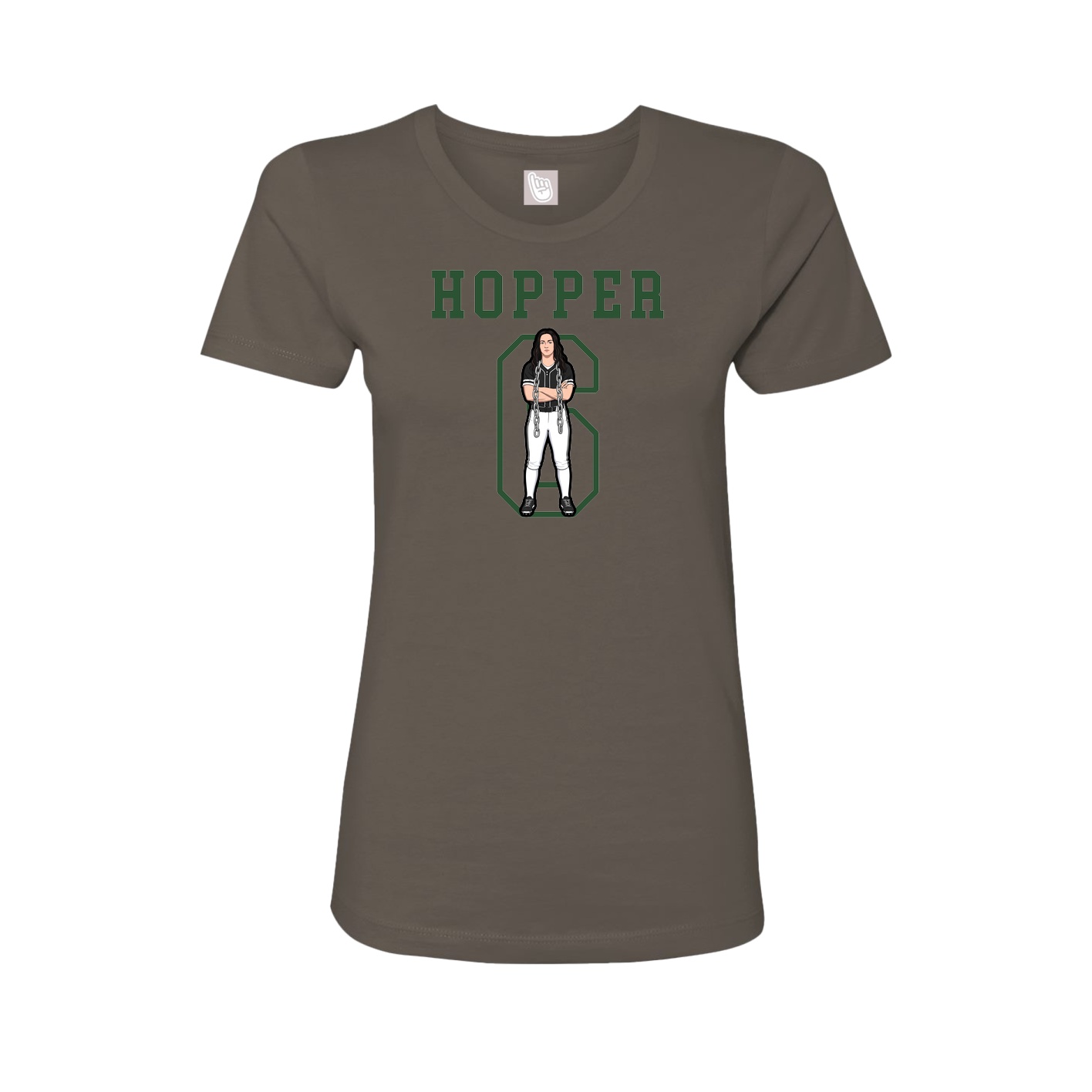 Fitted Women's Tee — Shirsey in Grey
