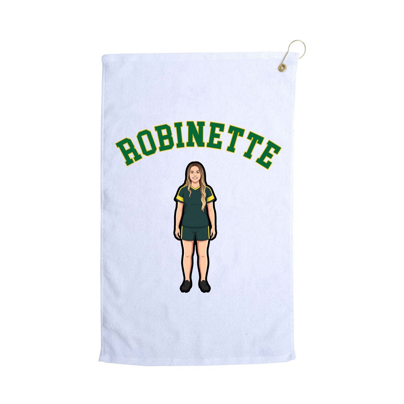 Golf Towel — Shirsey Arch in White
