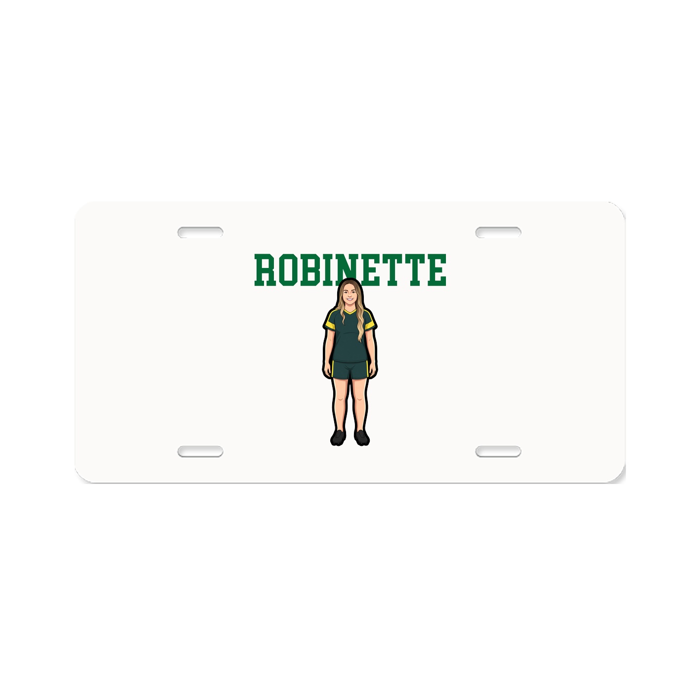 License Plate — Shirsey in Classic