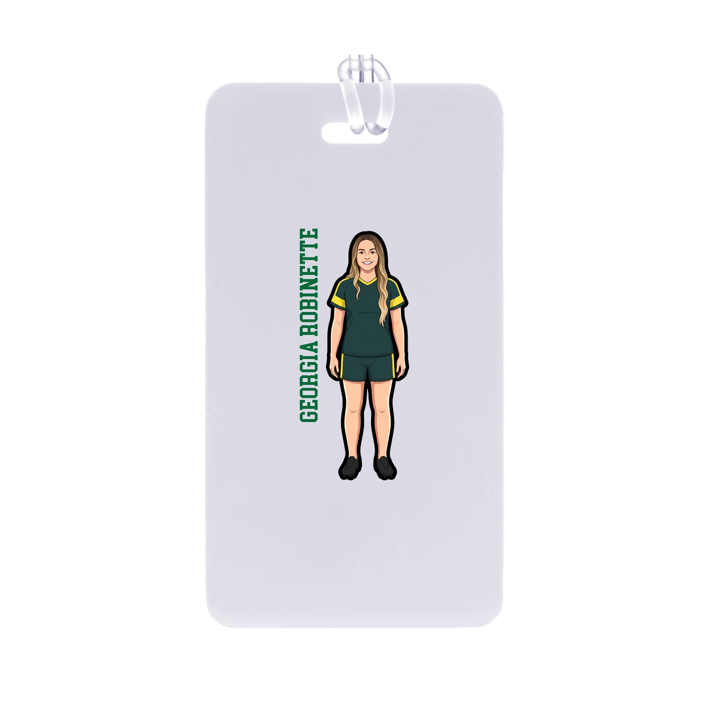 Bag Tag — Name Vertical in Classic