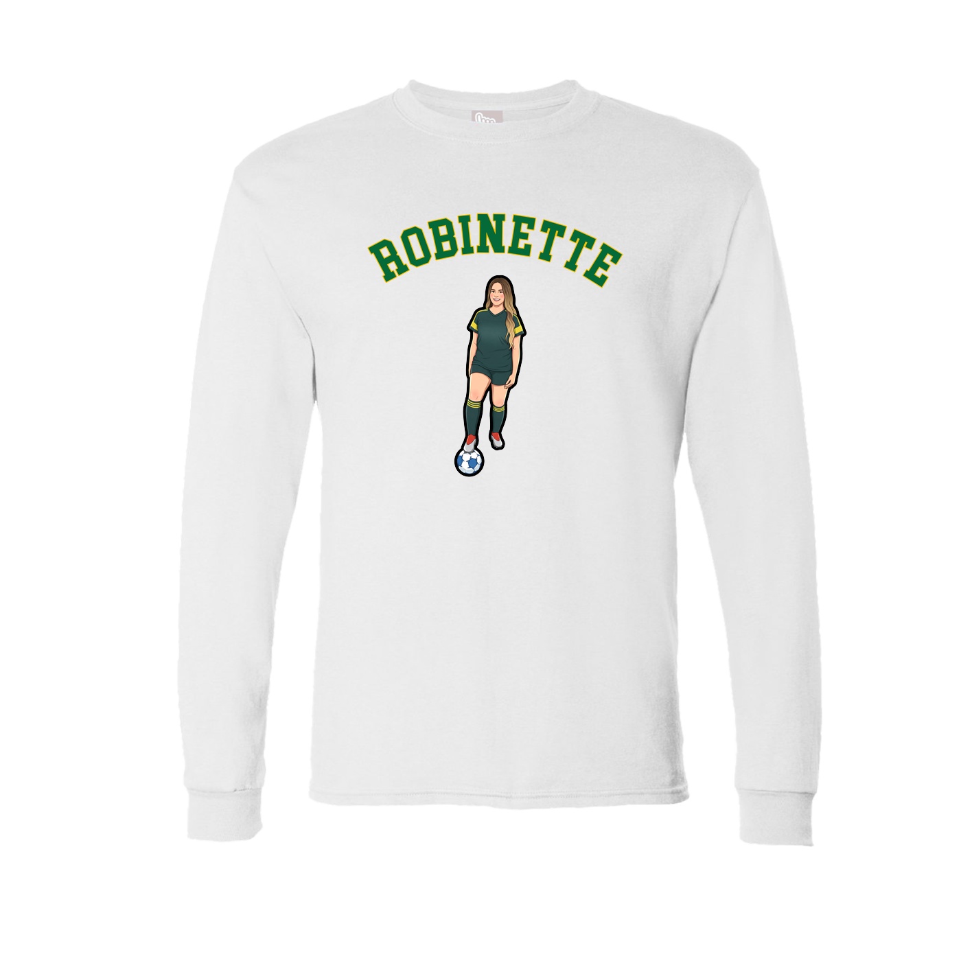 Long Sleeve Tee — Shirsey Arch in White